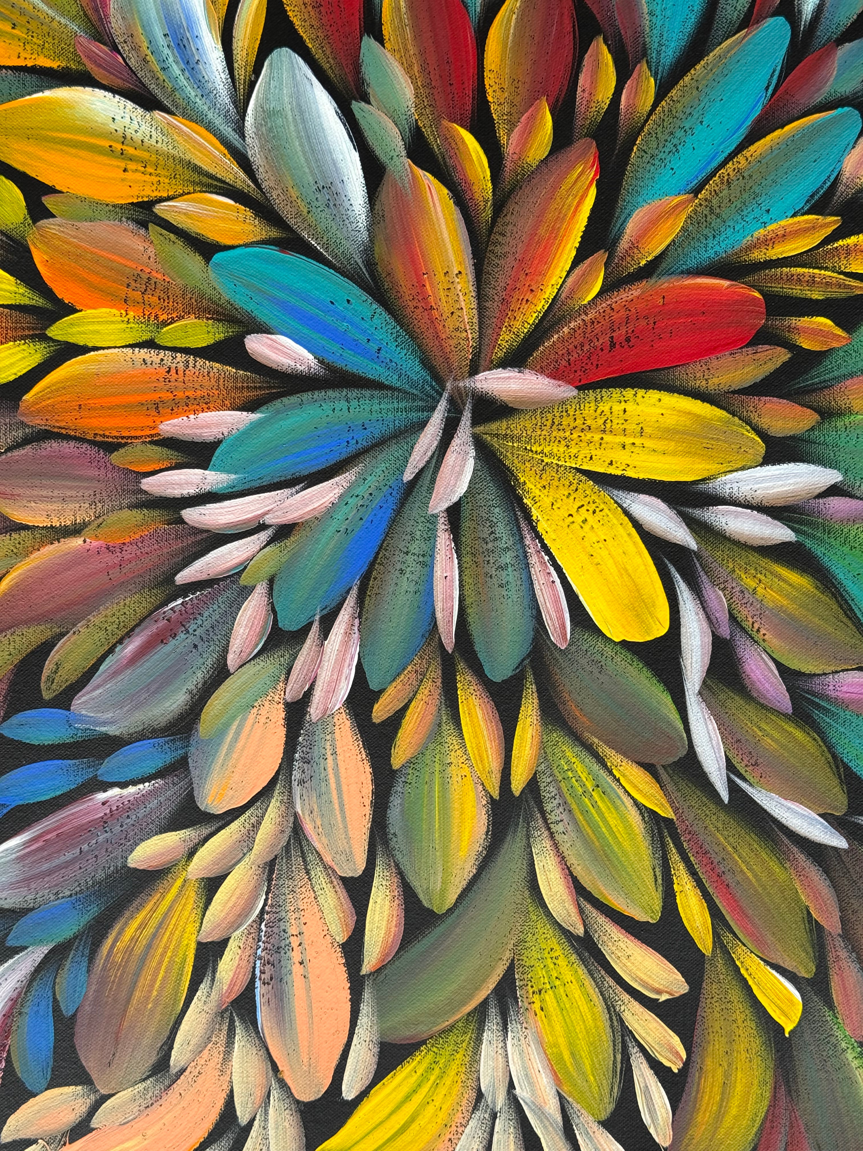 Louise Numina Napananka - Bush Medicine Leaves .75-3