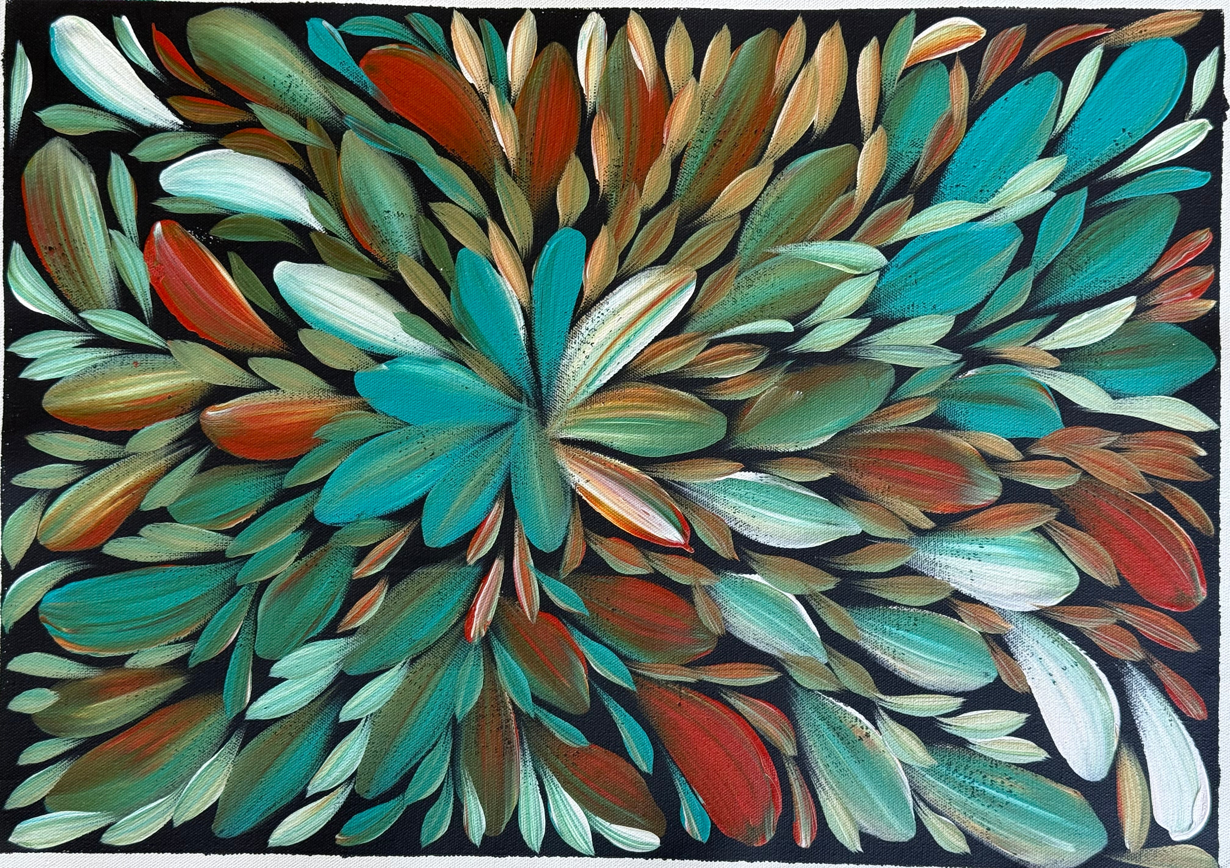Louise Numina Napananka - Bush Medicine Leaves .86-5