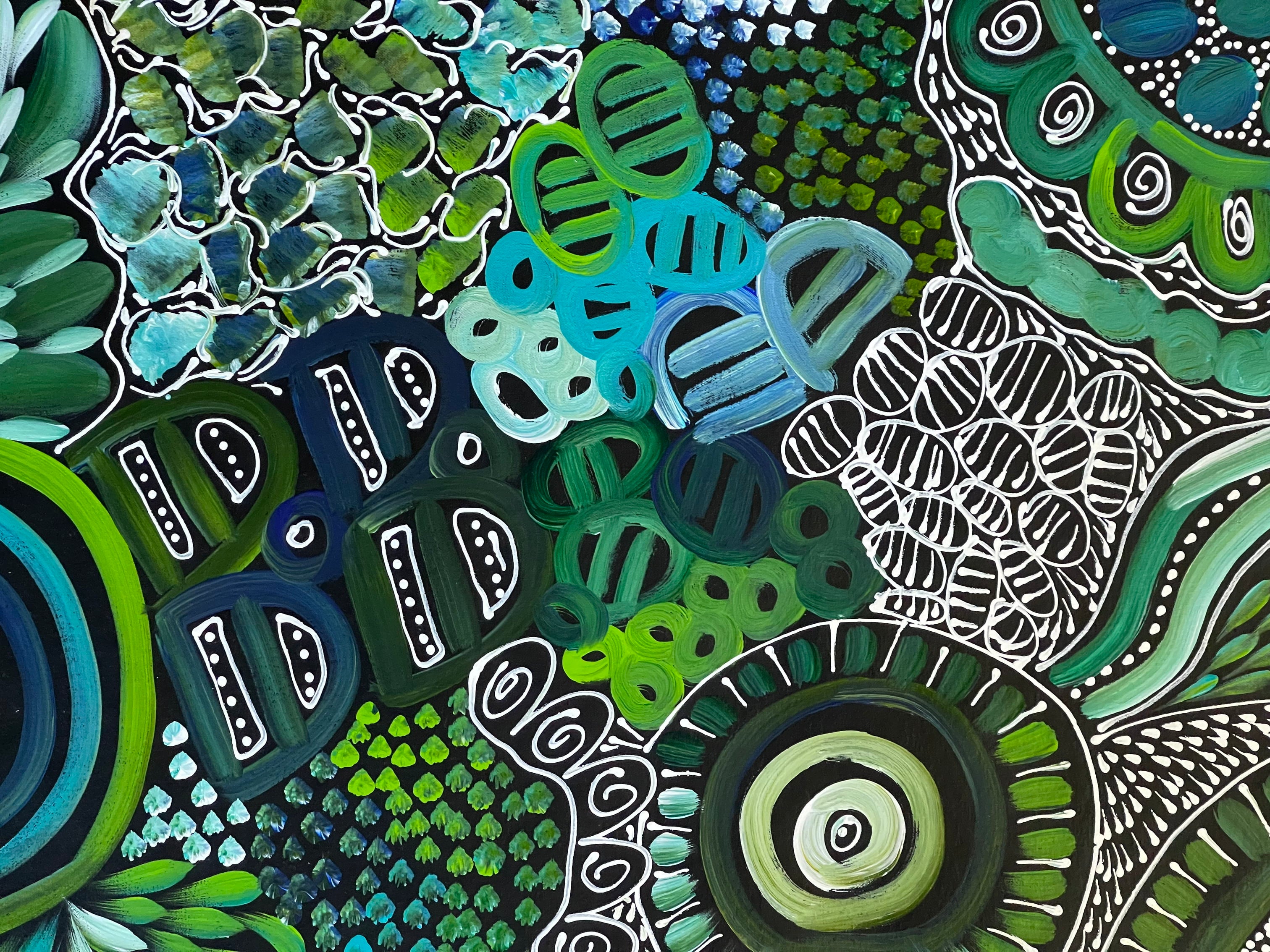 Louise Numina Napananka - Dreamtime -128x60cm .71-33