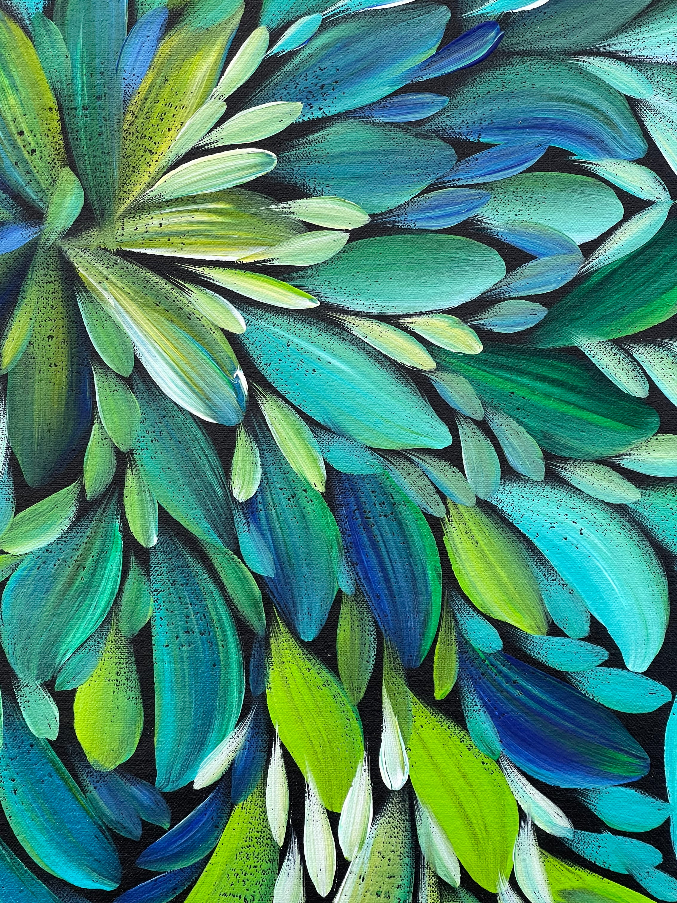 Louise Numina Napananka - Bush Medicine Leaves - 59x60cm .71-23