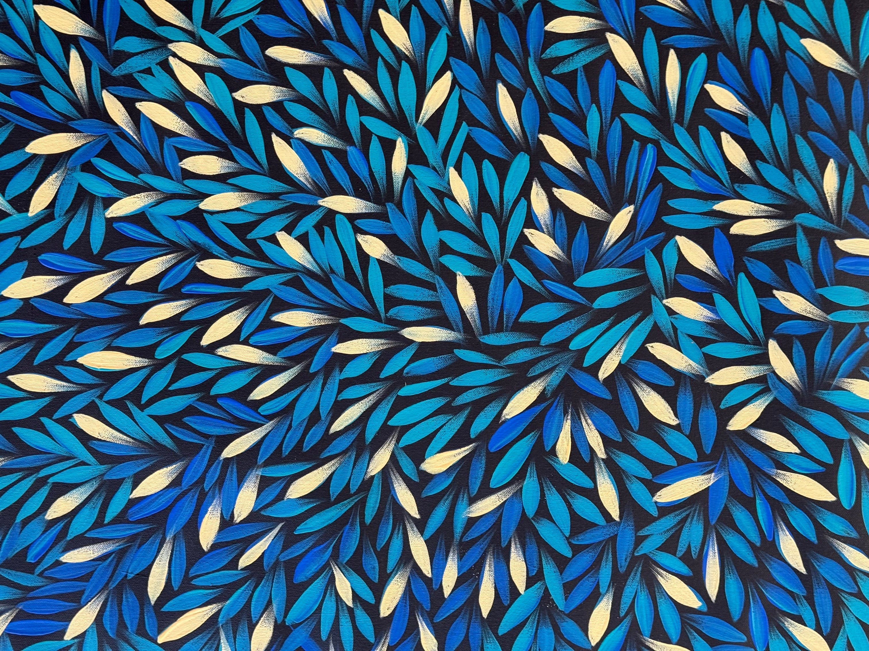 Sharon Numina - Bush Medicine Leaves - 145x88cm .76-3