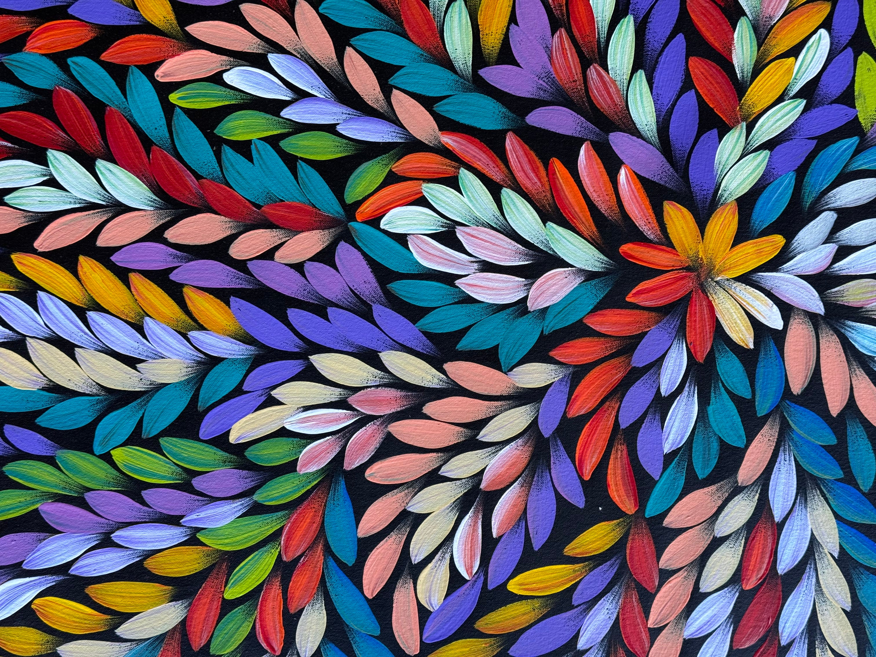 Jacinta Numina Waugh - Bush Medicine Leaves - 96x61cm .87-3