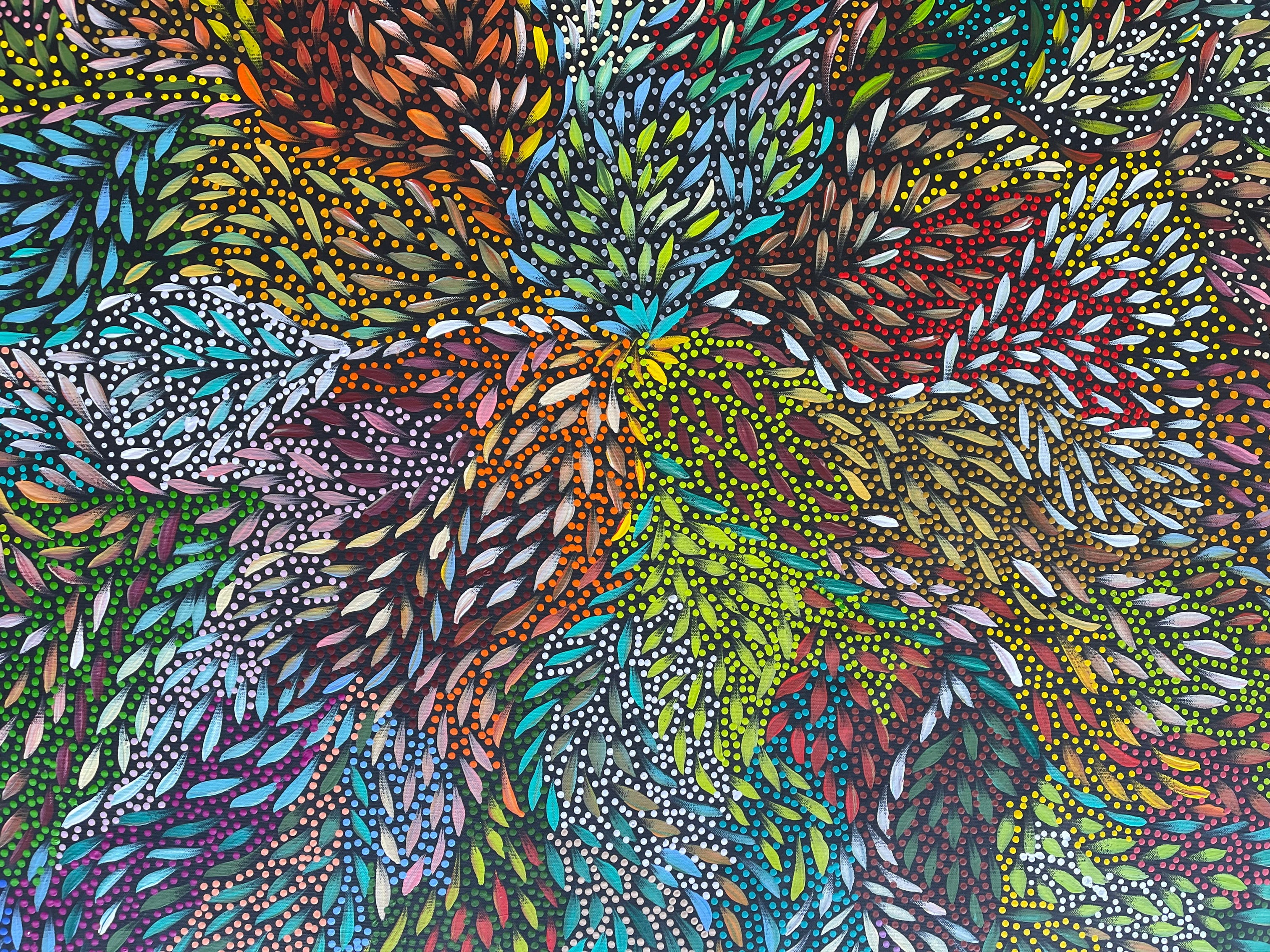 Sharon Turner - Bush Medicine Leaves - 151x91cm .89