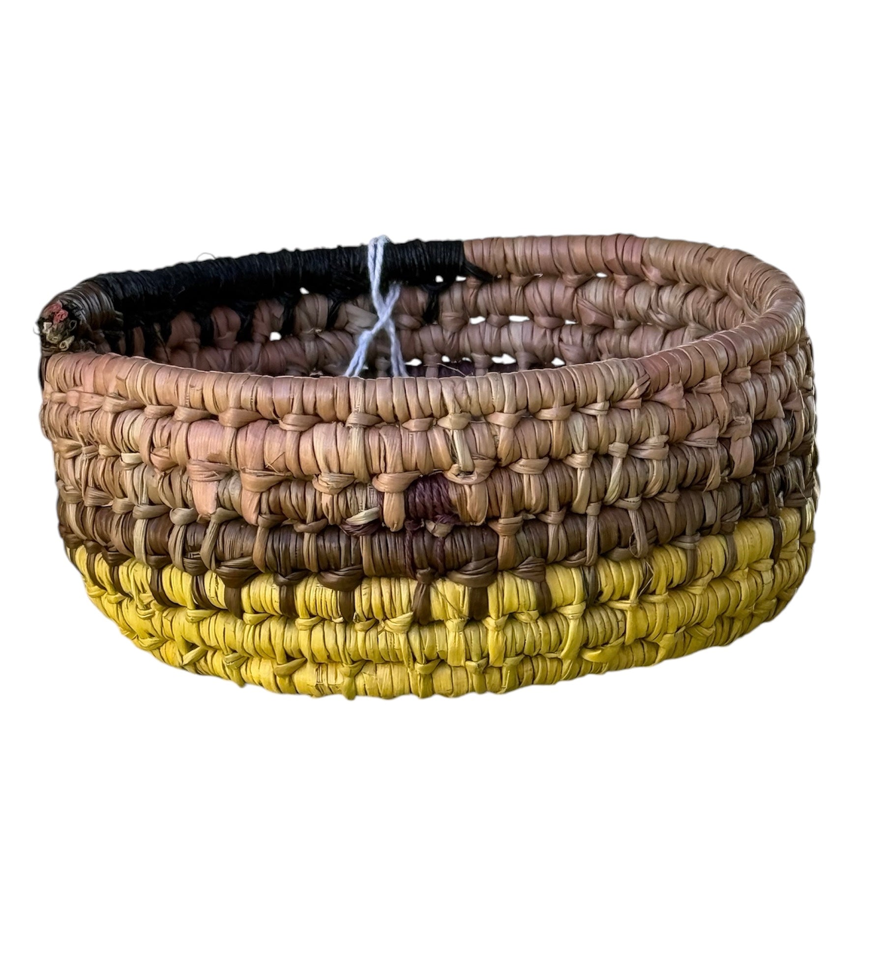 Pandanus Coil Basket - Virginia Wilfred