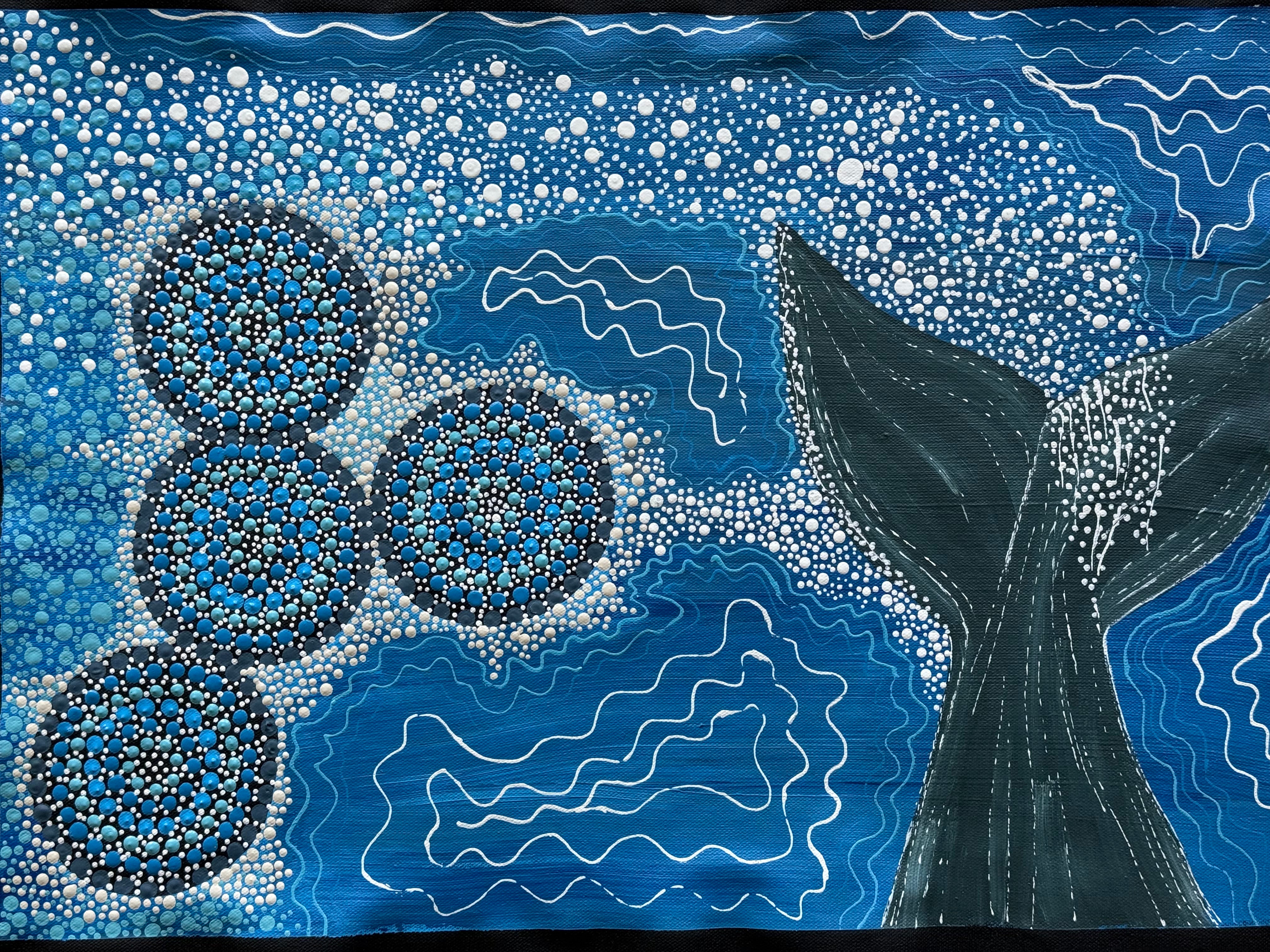 Deidre Burgoyne Rosier - Whale and Water Dreamings .89-24