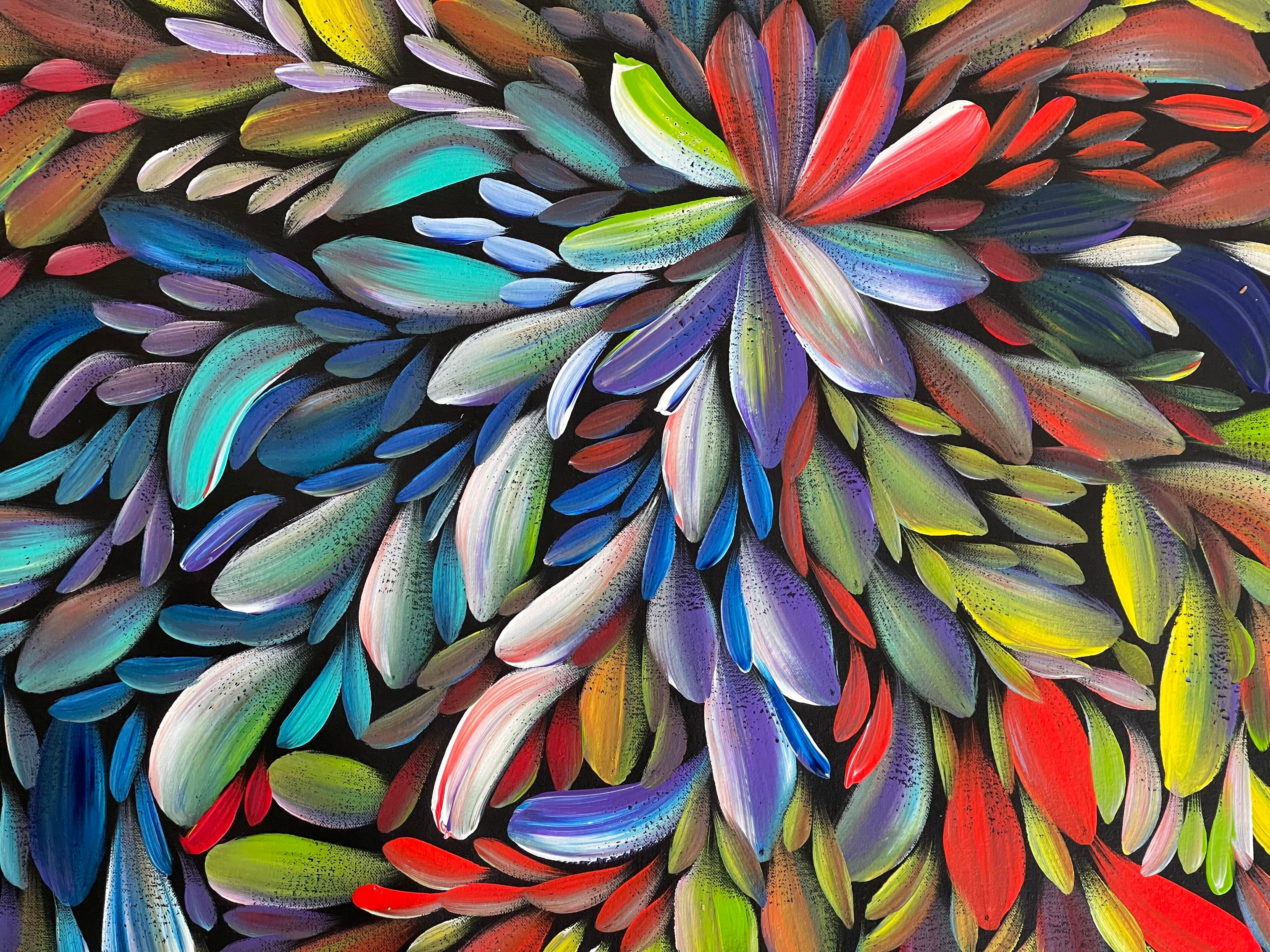 Louise Numina - Bush Medicine Leaves - 200x98cm .72-5