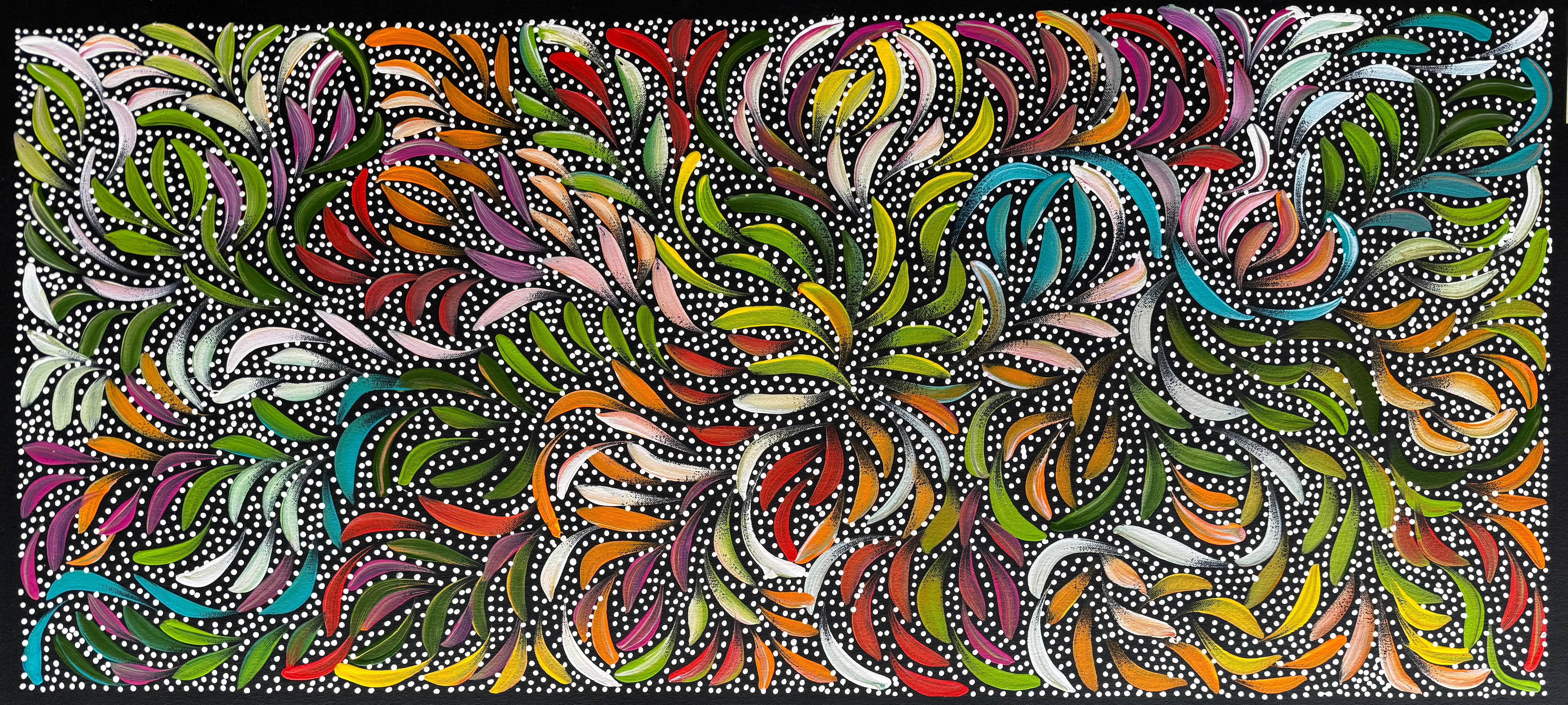 Caroline Numina - Bush Medicine Leaves with Seeds .35-21