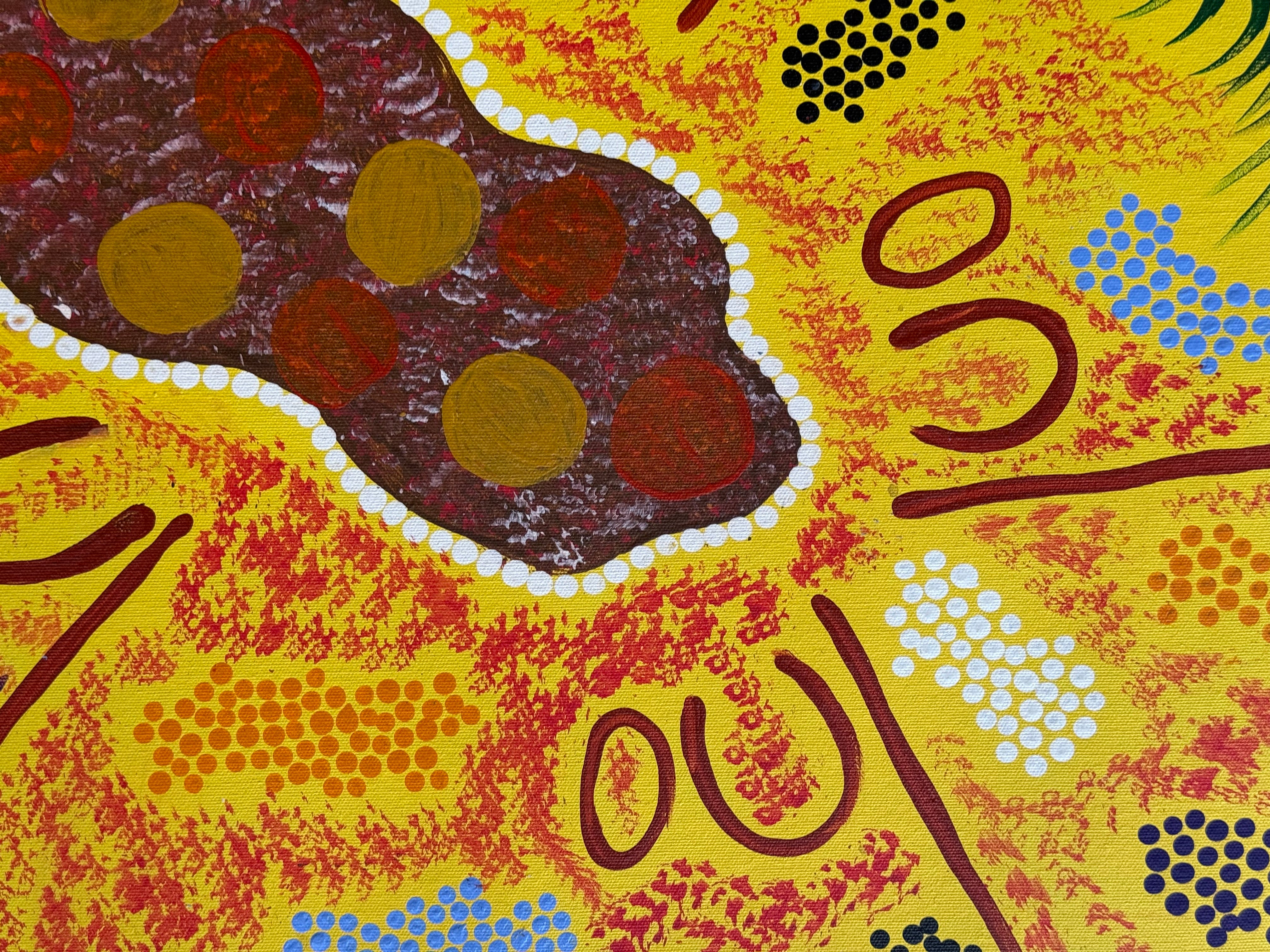 Salrena Dixon - Bush Tomatos, Bush Spinifex, Women Sitting Around the Bush Tucker .04-11