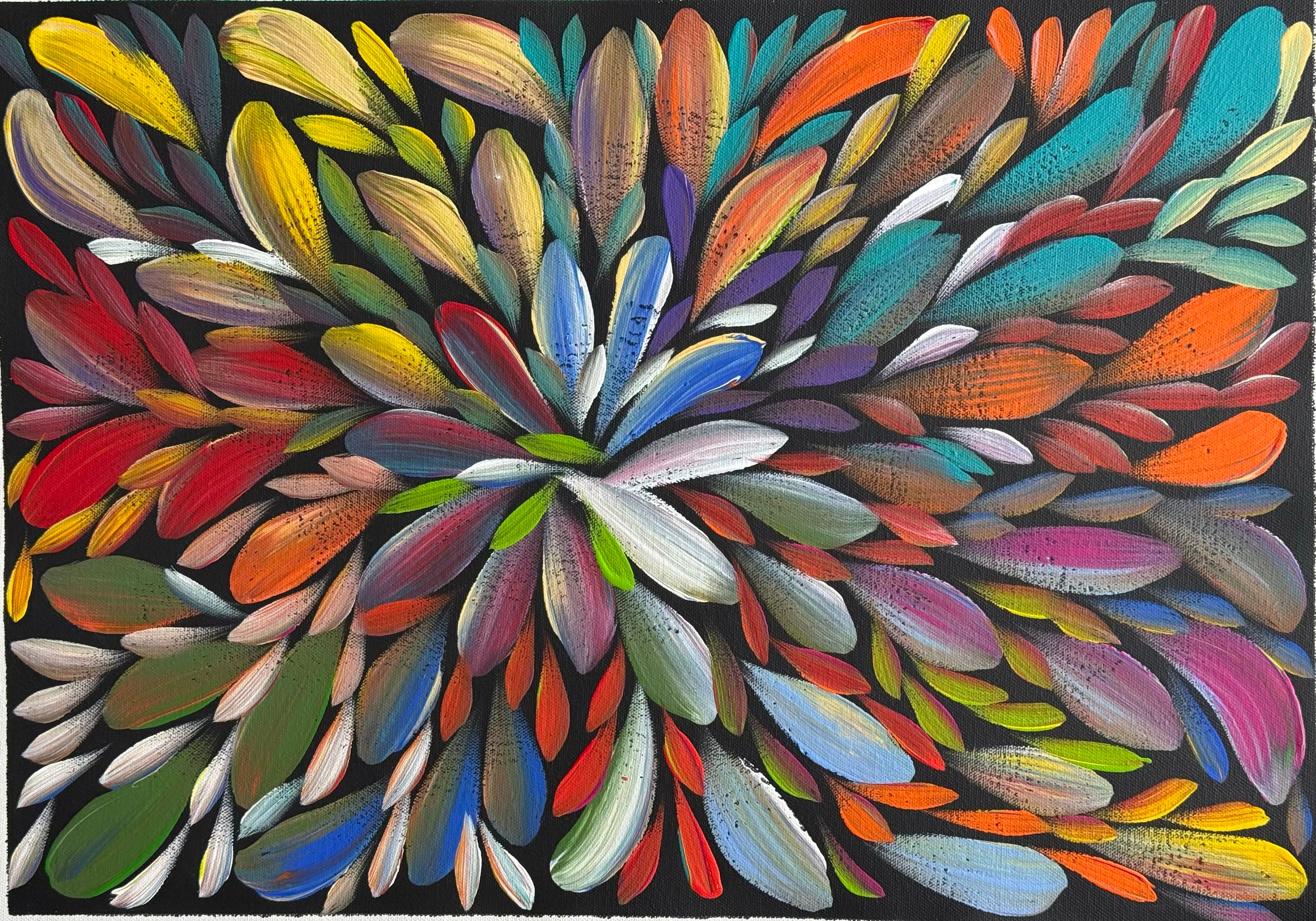 Louise Numina Napananka - Bush Medicine Leaves .57-21