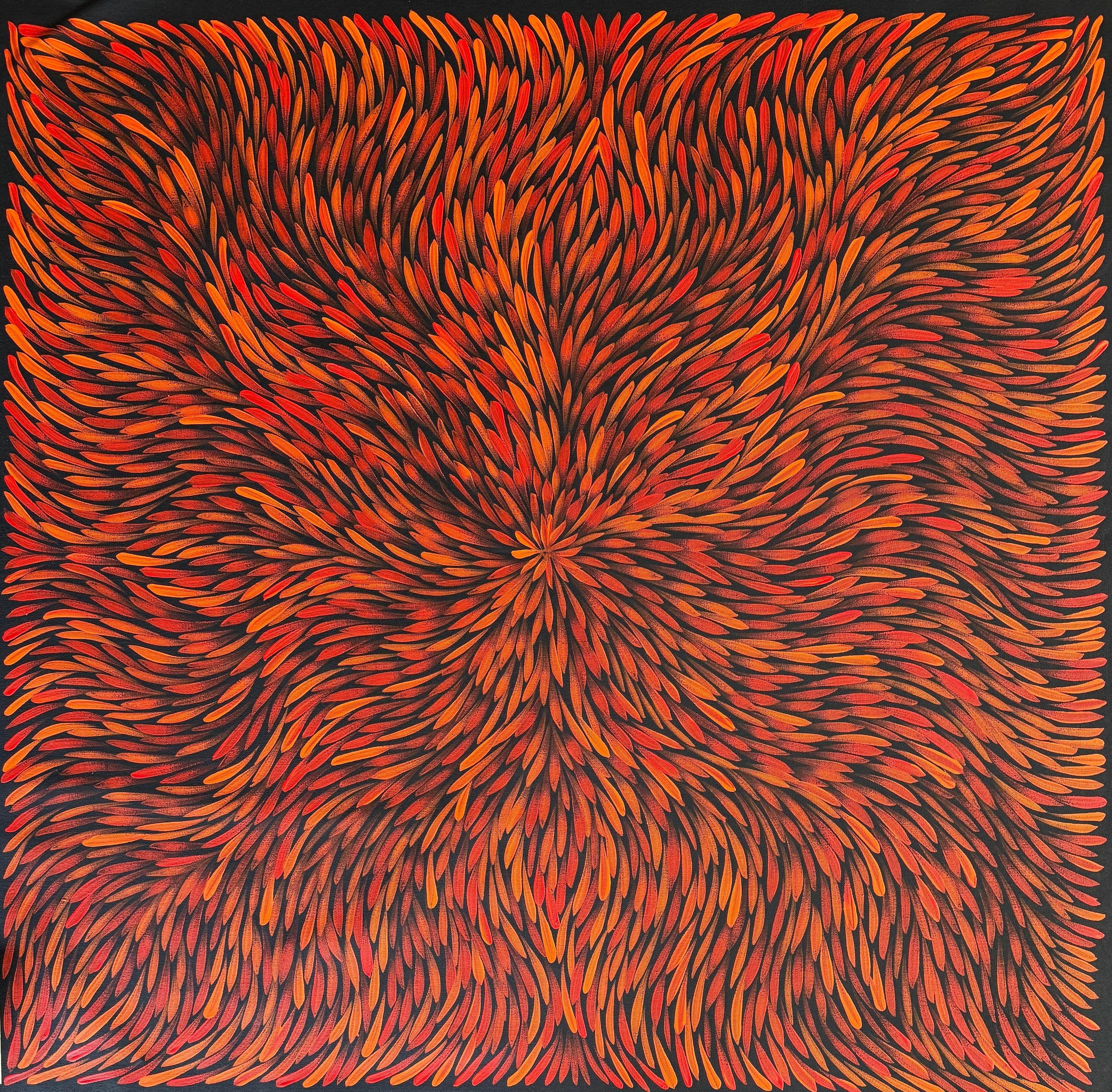 Sharon Numina - Bush Medicine Leaves - 97x95cm .02-3