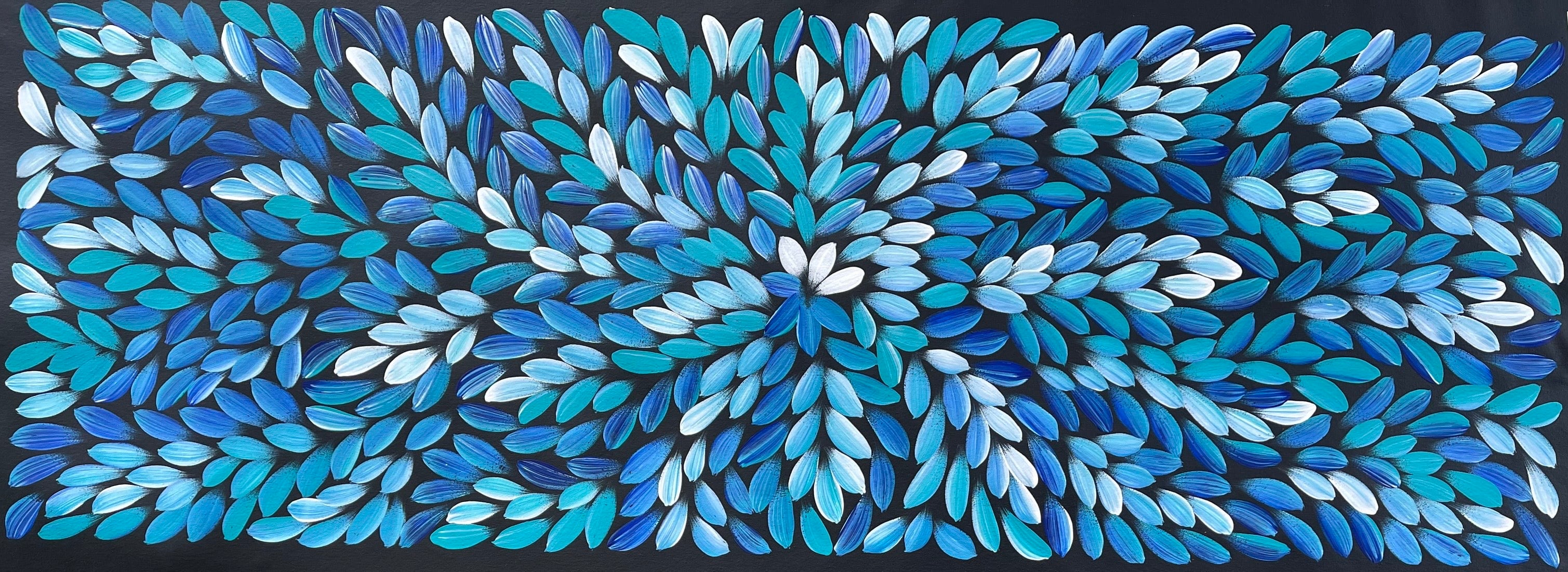 Jacinta Numina Waugh - Bush Medicine Leaves - 142x60cm .75-2