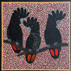 Kathleen Buzzacott - Redtail Black Cockatoos .53-12