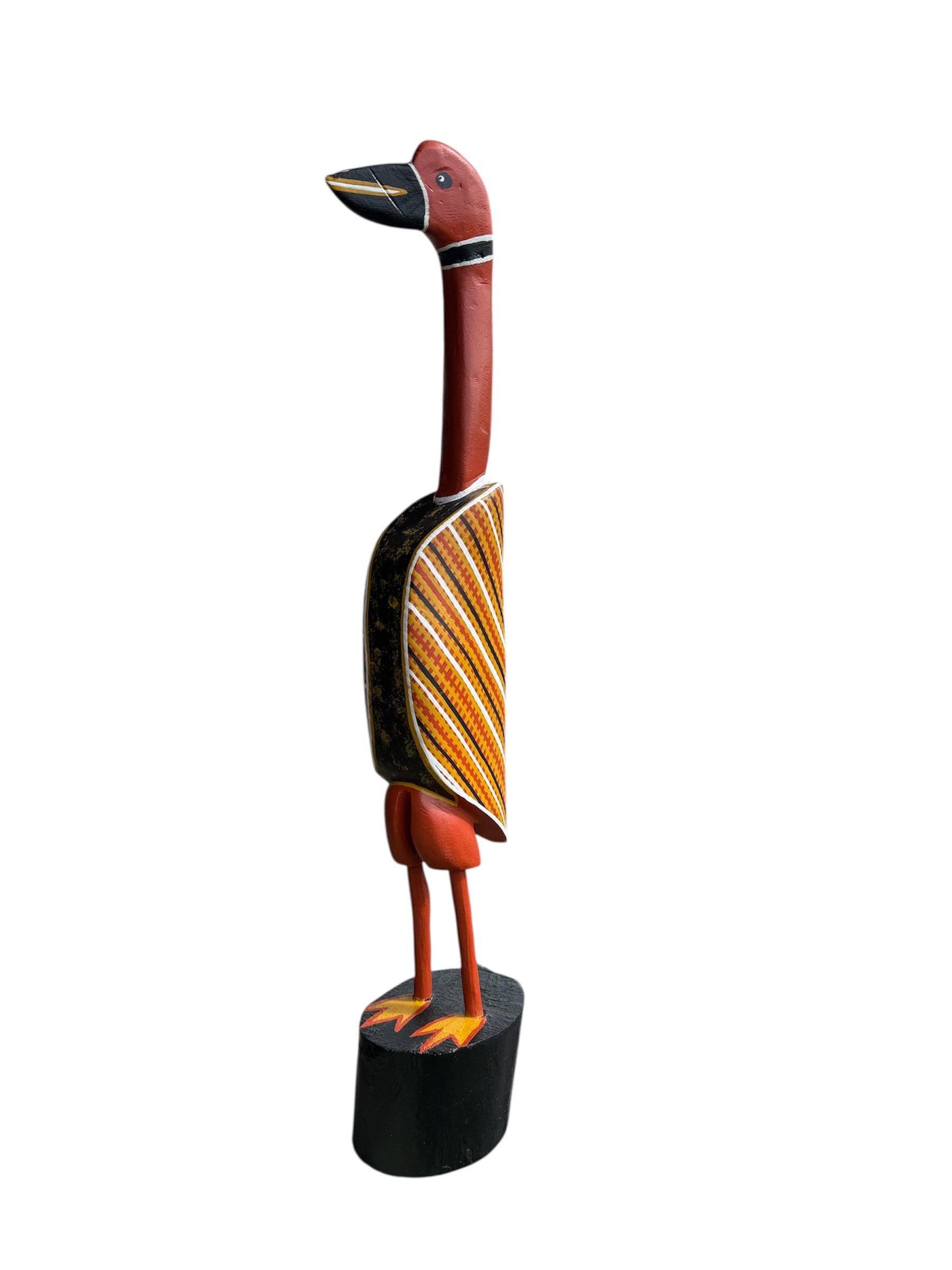 Elah Yunupingu & Barbara Wanambi - Bird Large (Red)