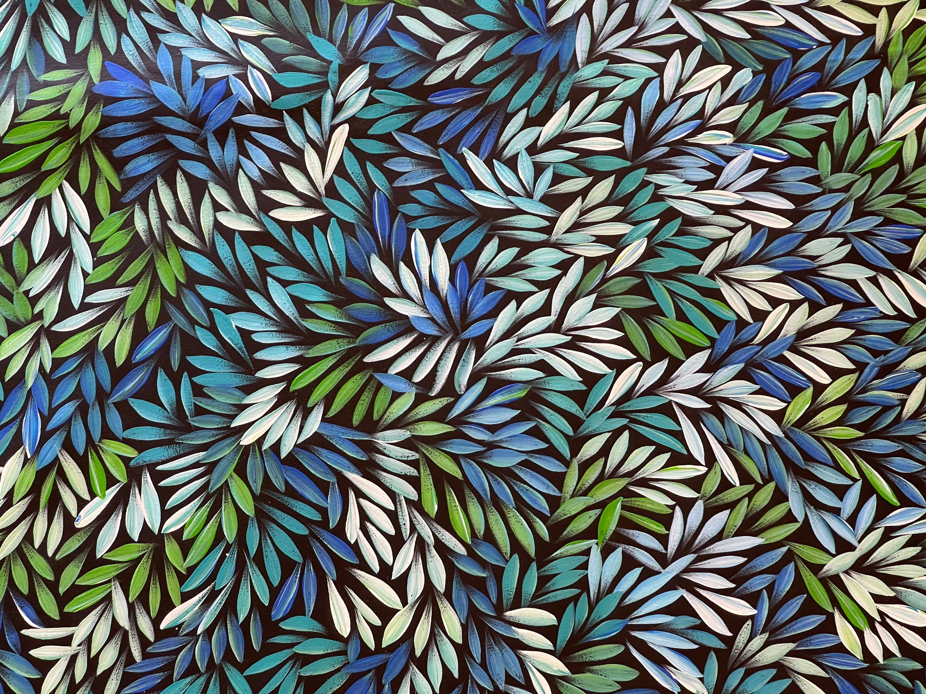 Sharon Numina - Bush Medicine Leaves - 198x147cm .92-14