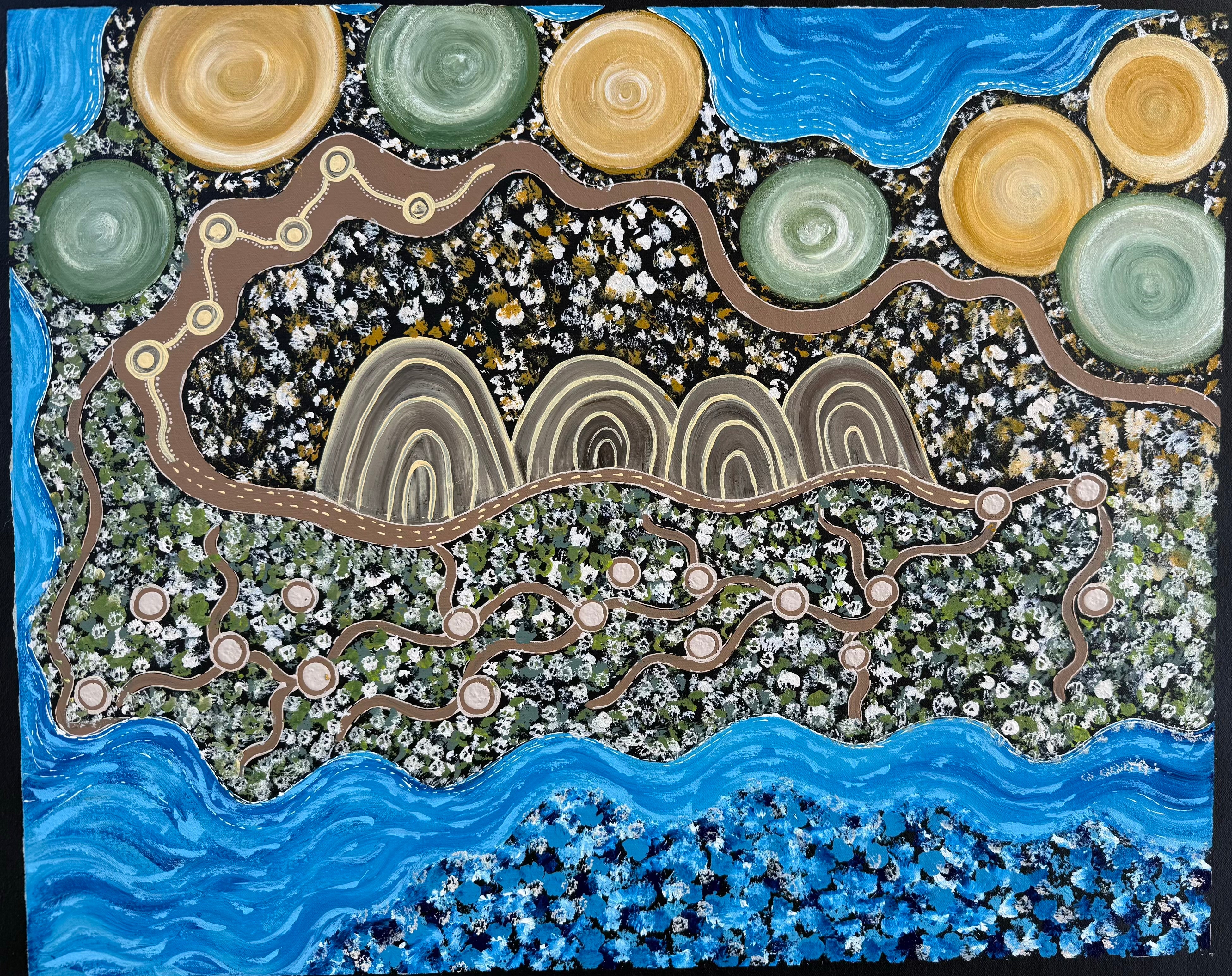 Deidre Burgoyne Rosier - Travel Tracks, Lands and the Seas .62-14