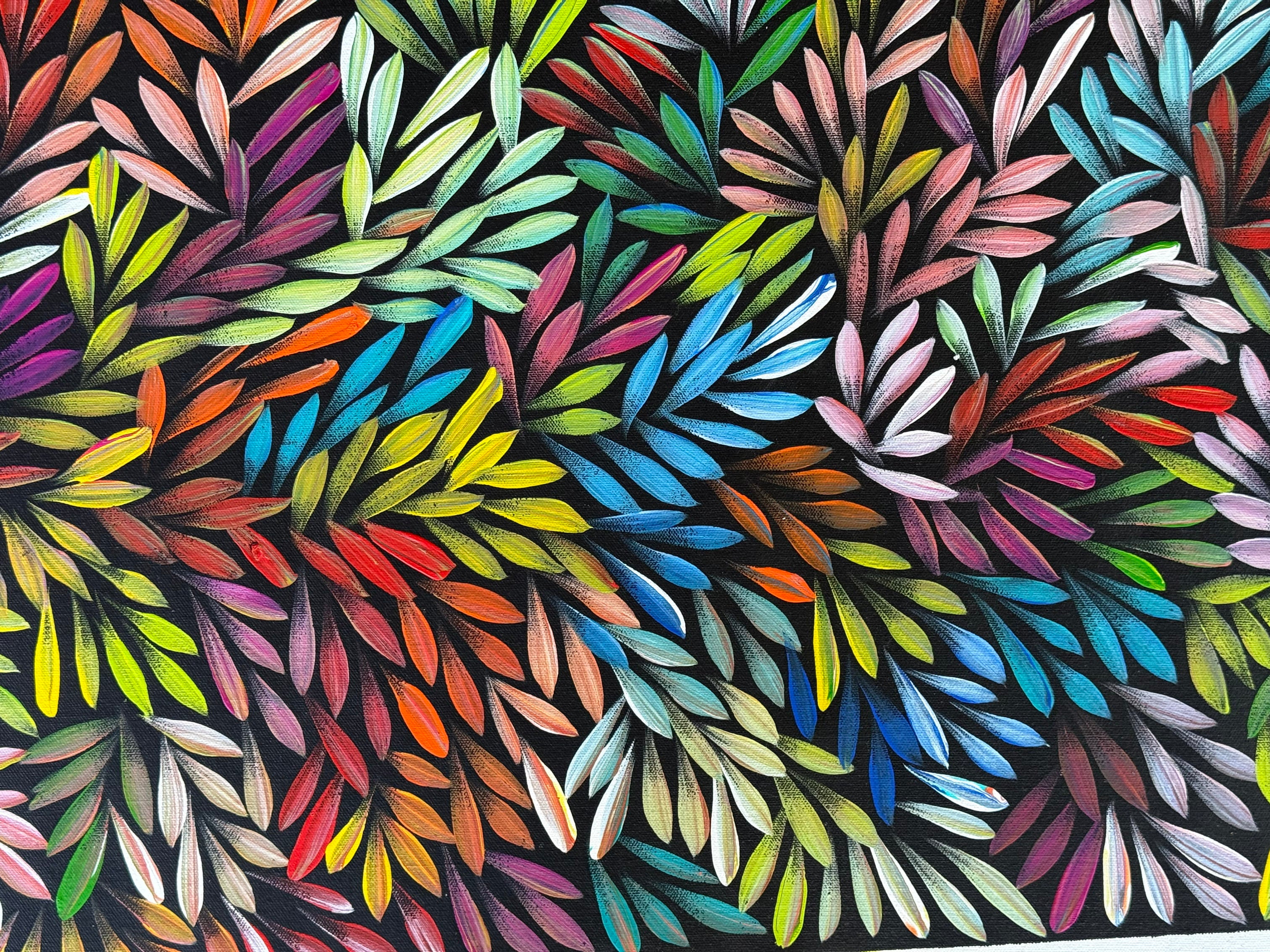 Sharon Numina - Bush Medicine Leaves - 153x43cm .14-34