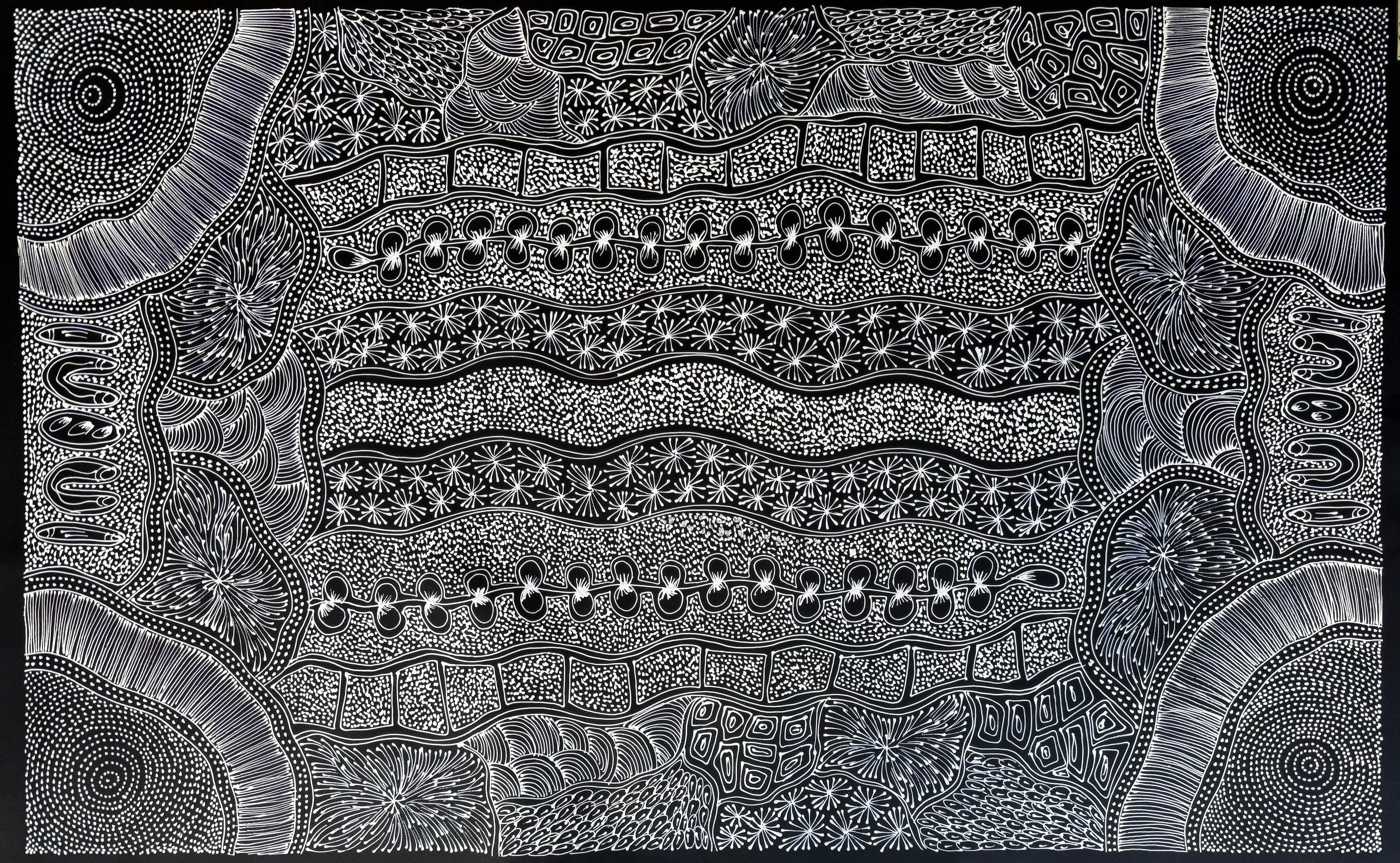 Sharon Numina - Women Collecting Bush Foods and Bush Medicine .40-10