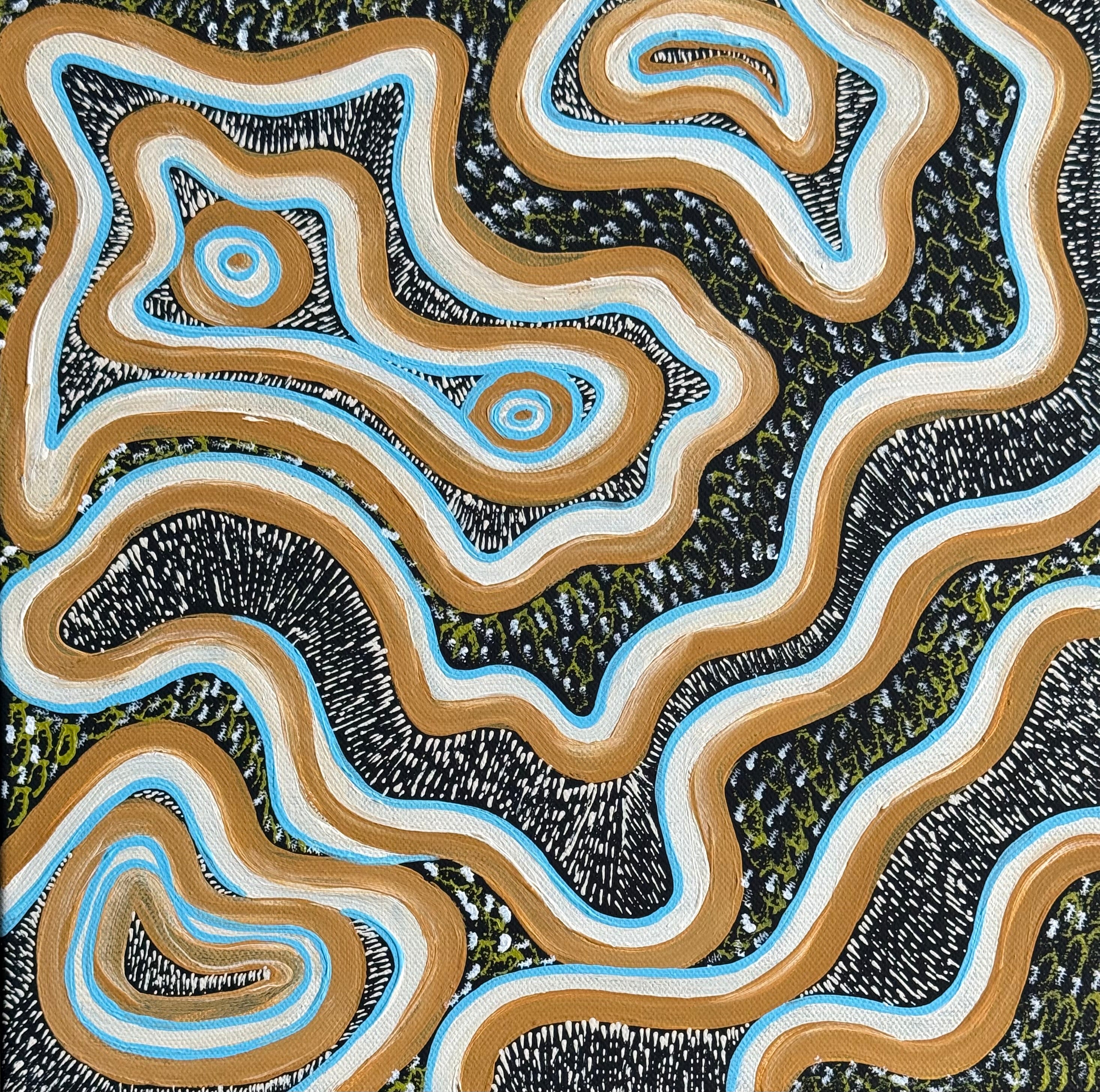 Deidre Burgoyne Rosier - Country, Lands and Waters *pre-stretched* .18-4