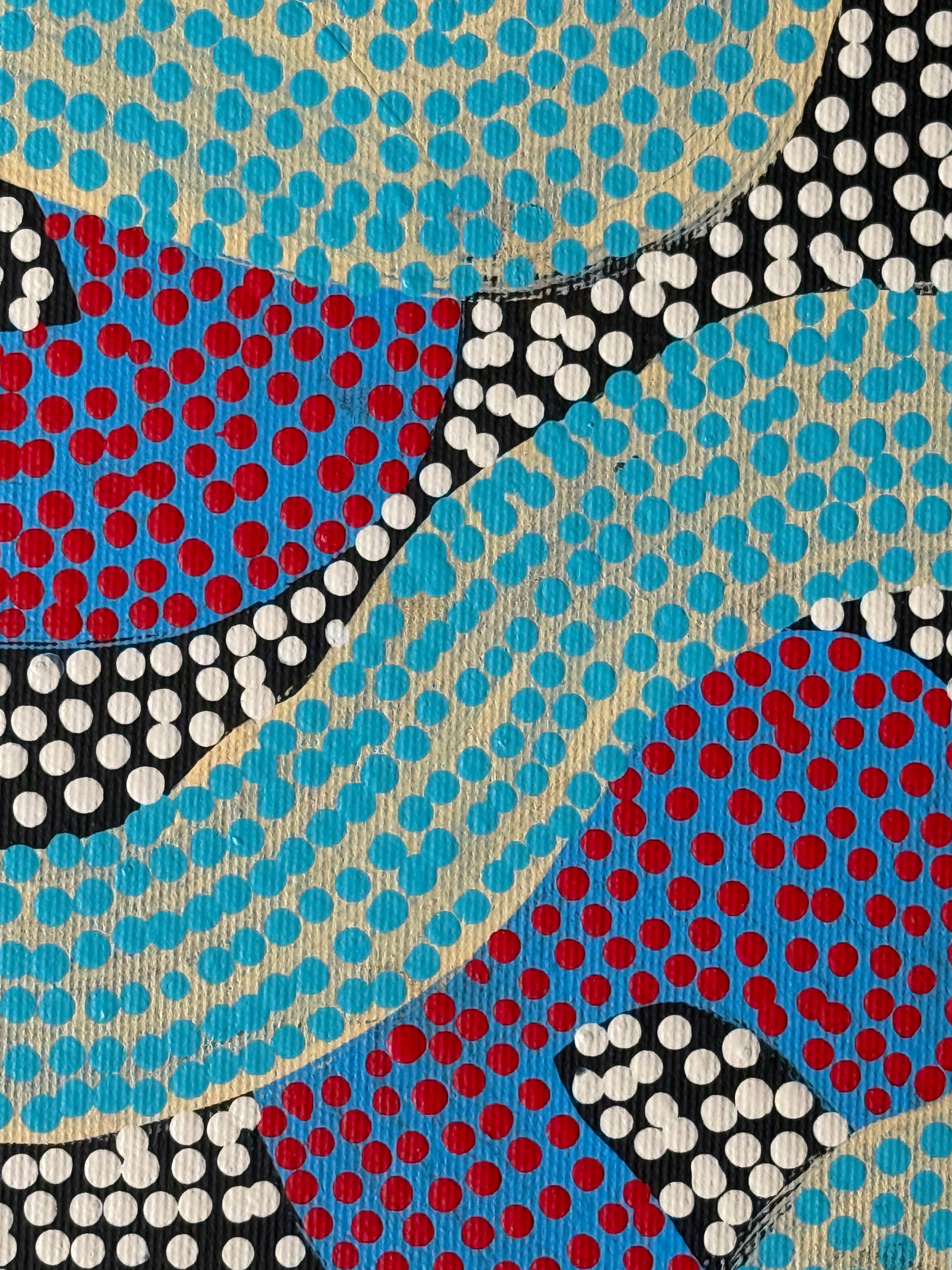 Vanetta Nampijinpa Hudson - Warlukurlangu Jukurrpa (Fire Country Dreaming) - Stretched