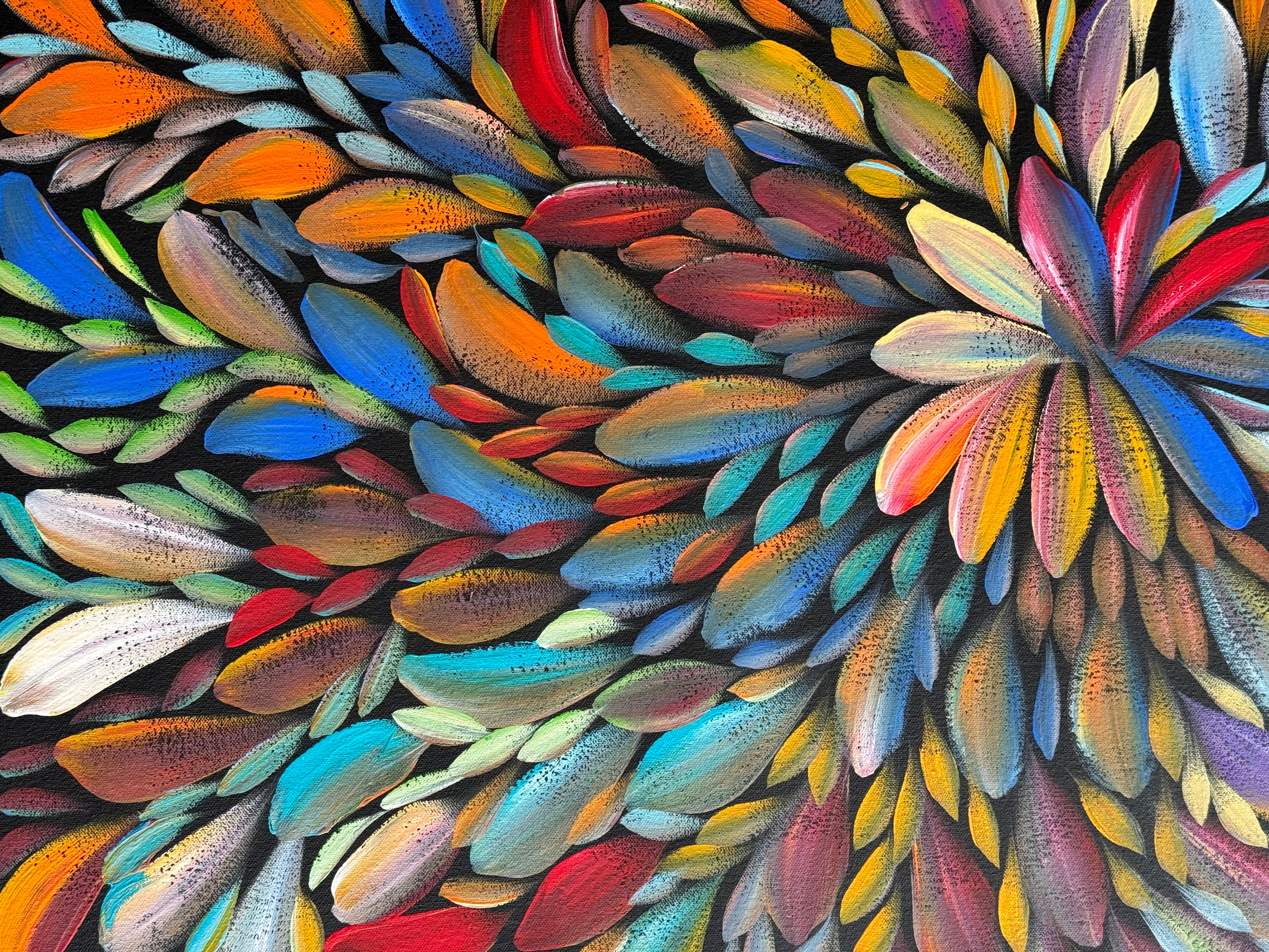 Louise Numina Napananka - Bush Medicine Leaves .65-3