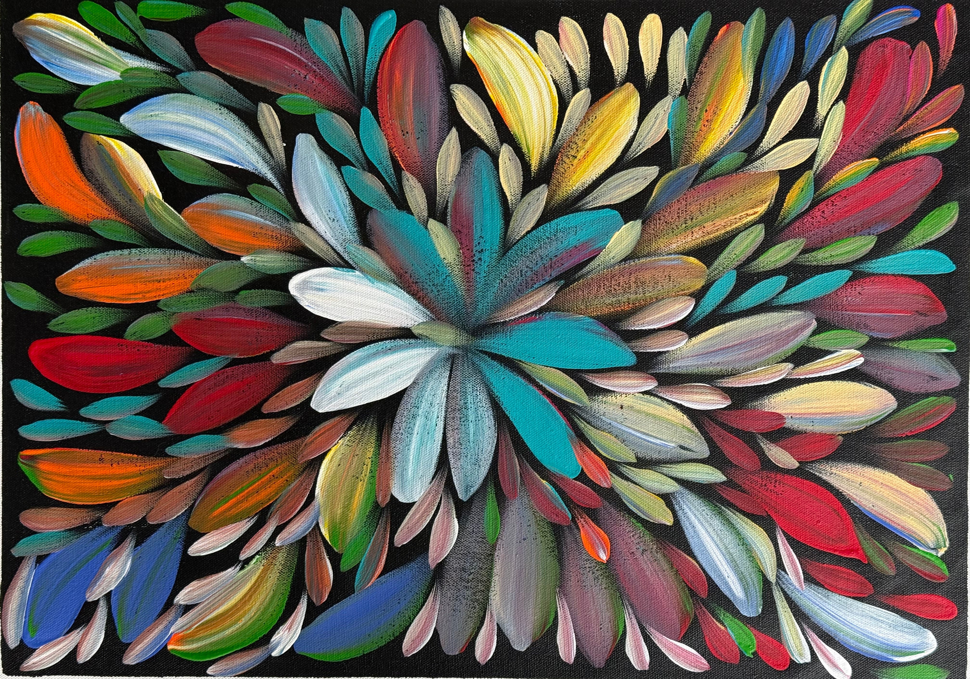 Louise Numina Napananka - Bush Medicine Leaves .16-7