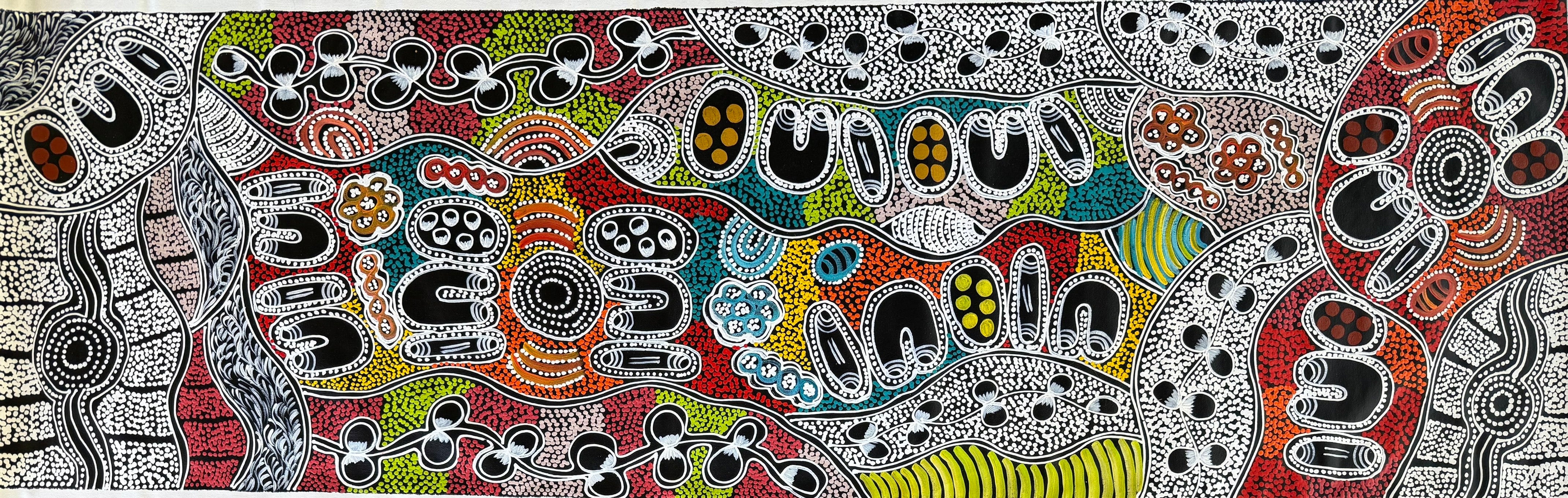 Lanita Numina - Women Collect Bush Tucker - 143x44cm .13-5