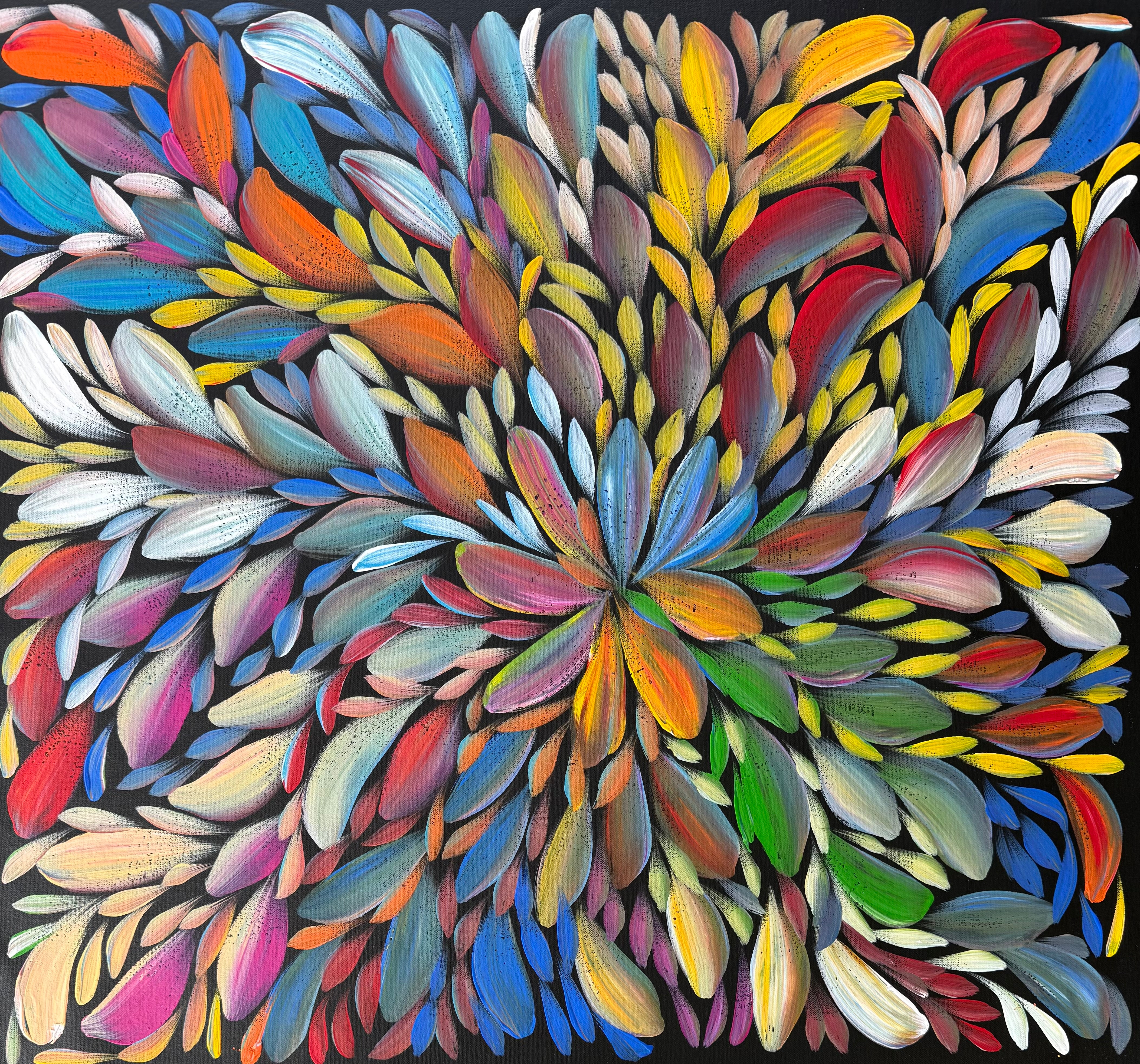 Louise Numina Napananka - Bush Medicine Leaves .75-2