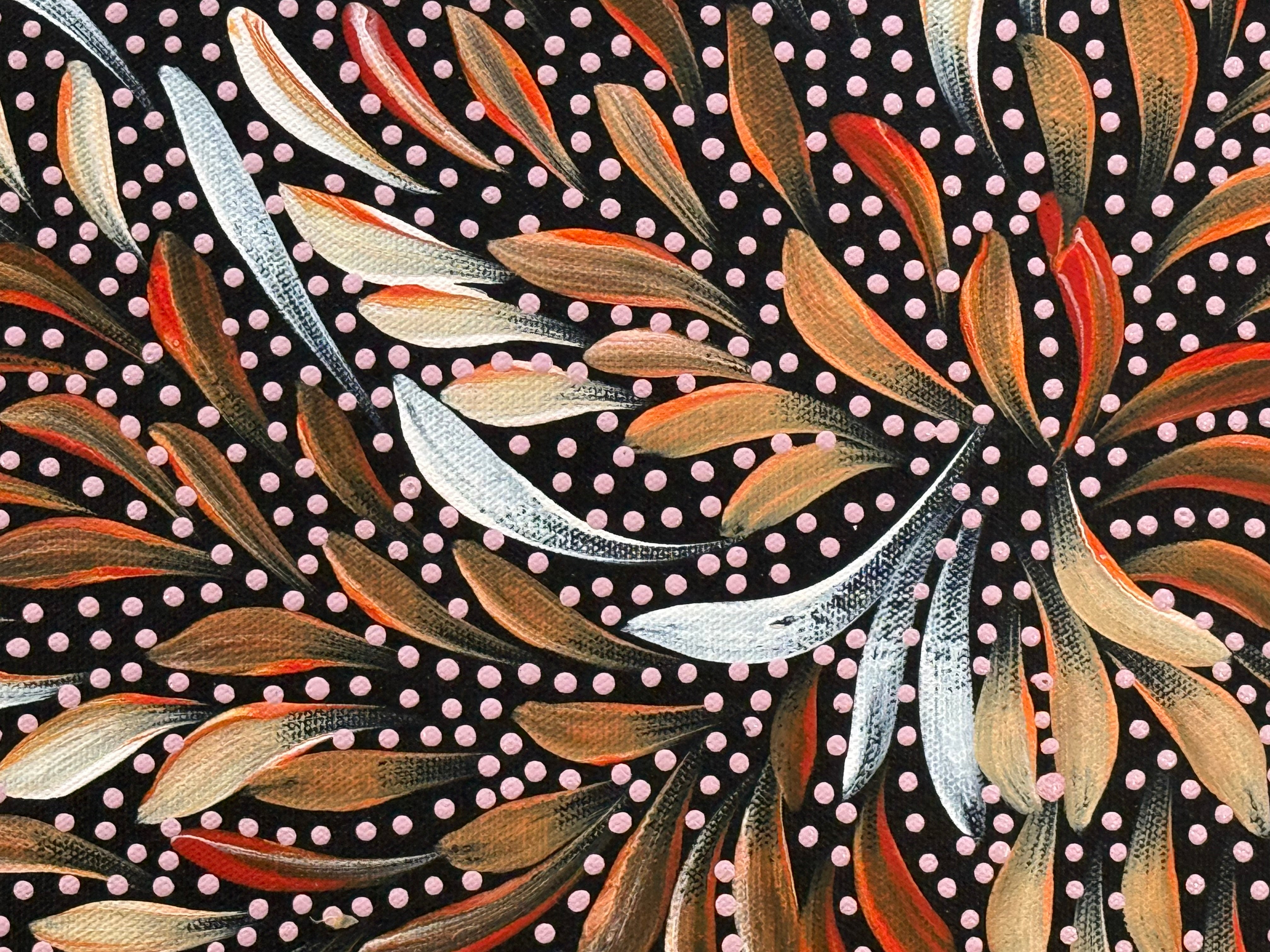 Caroline Numina - Bush Medicine Leaves with Seeds .04-19