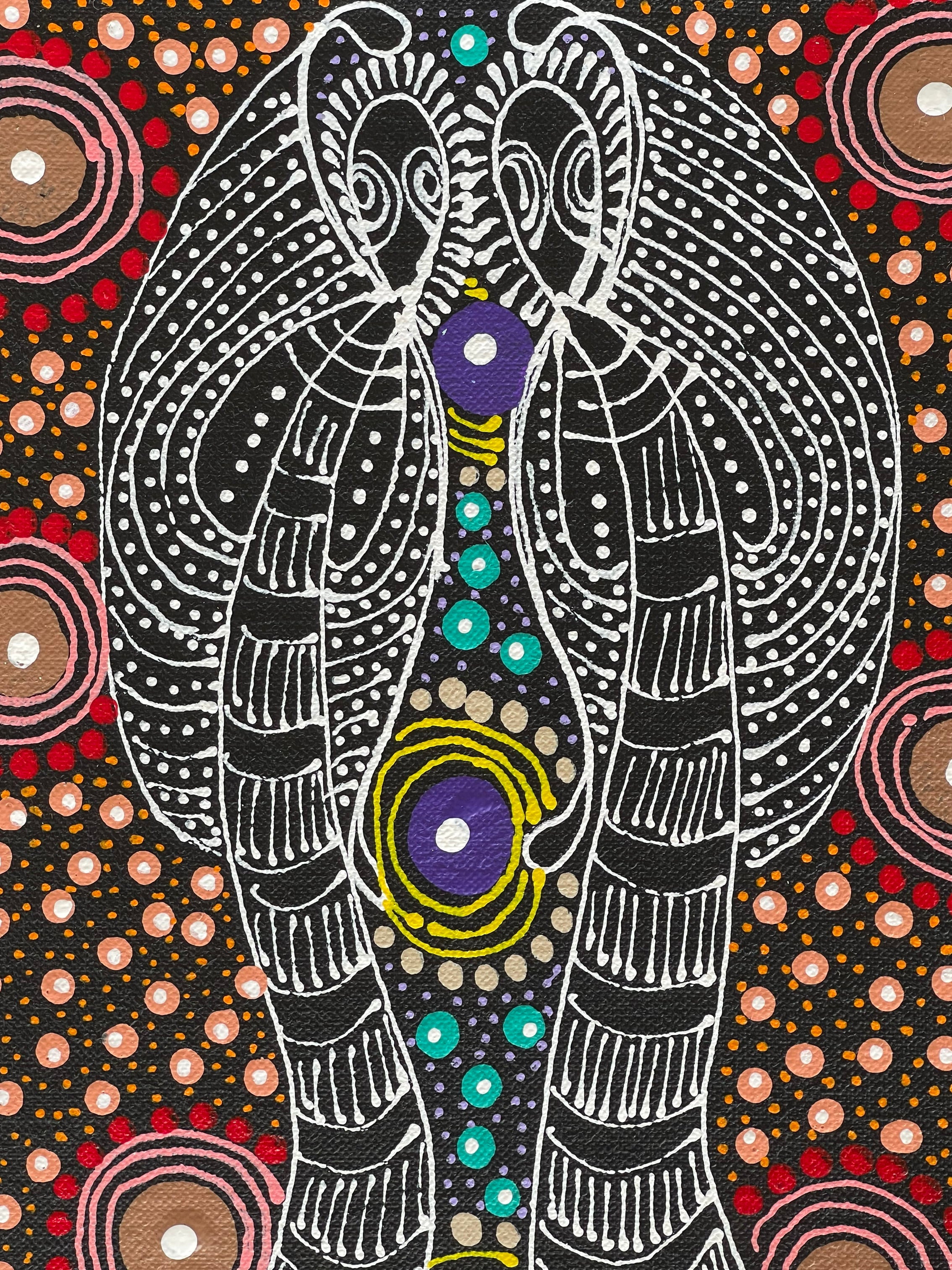 Colleen Wallace - Dreamtime  Sisters - 30x30cm .03