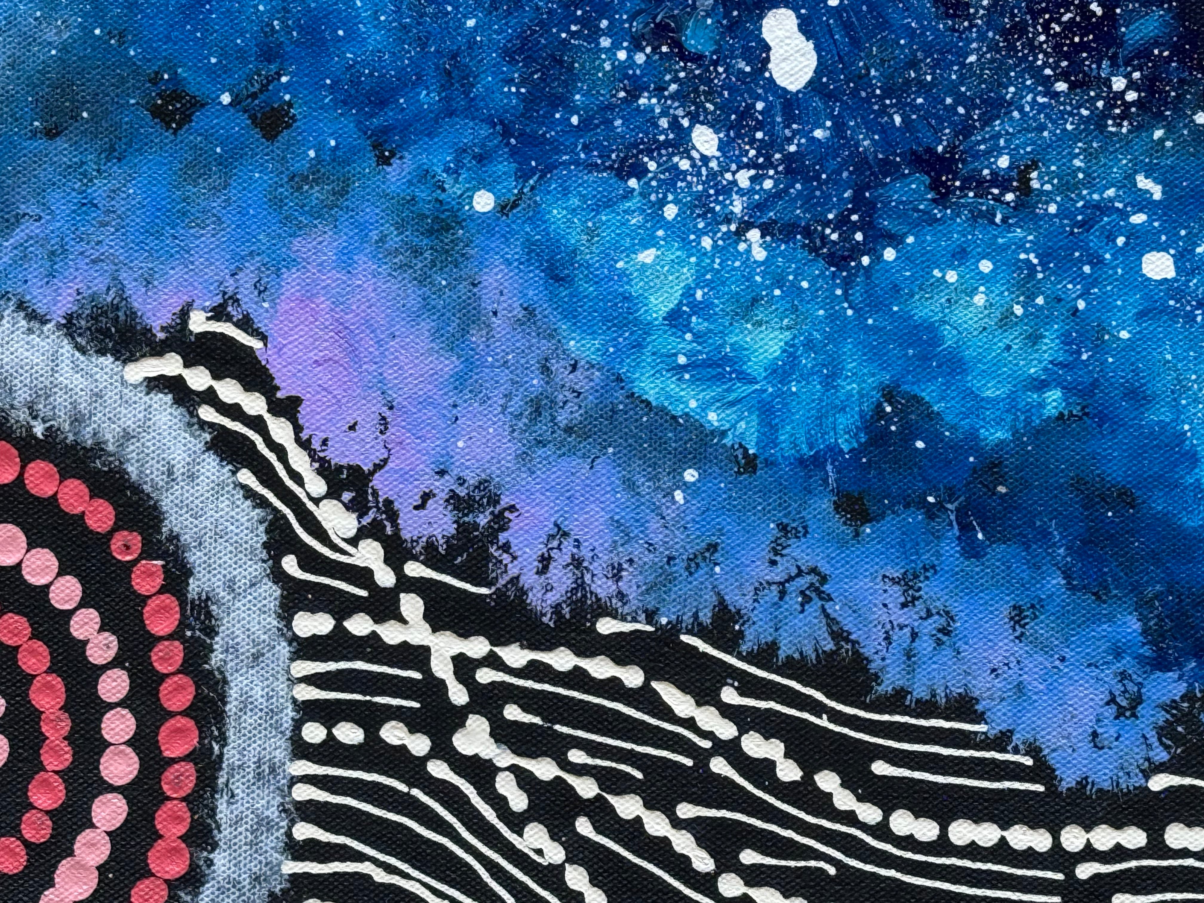 Maria Nampijinpa Brown - Seven Sisters Dreaming .78-3