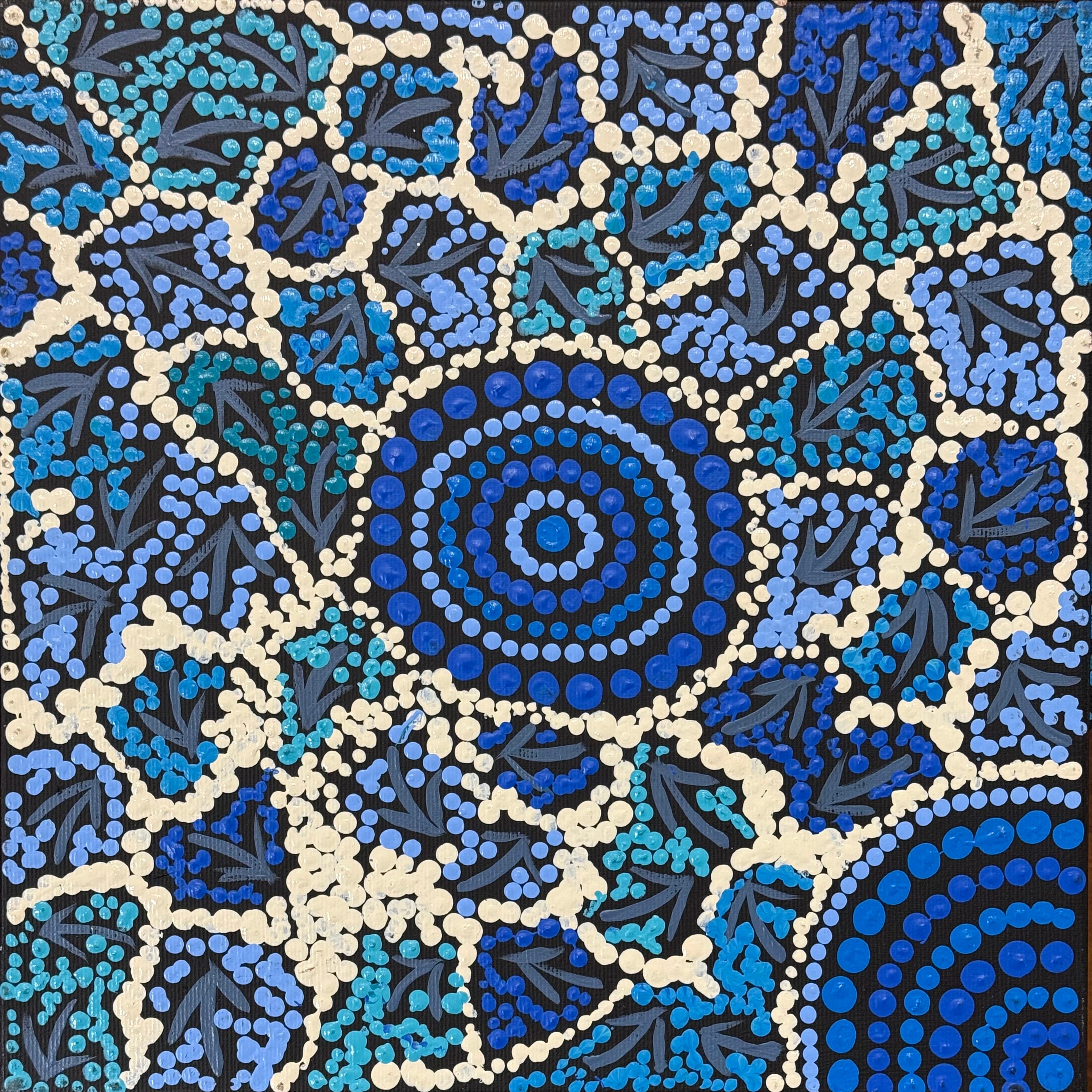 Angus Jakamarra Raymond - Yankirri Jukurrpa (Emu Dreaming) - Stretched
