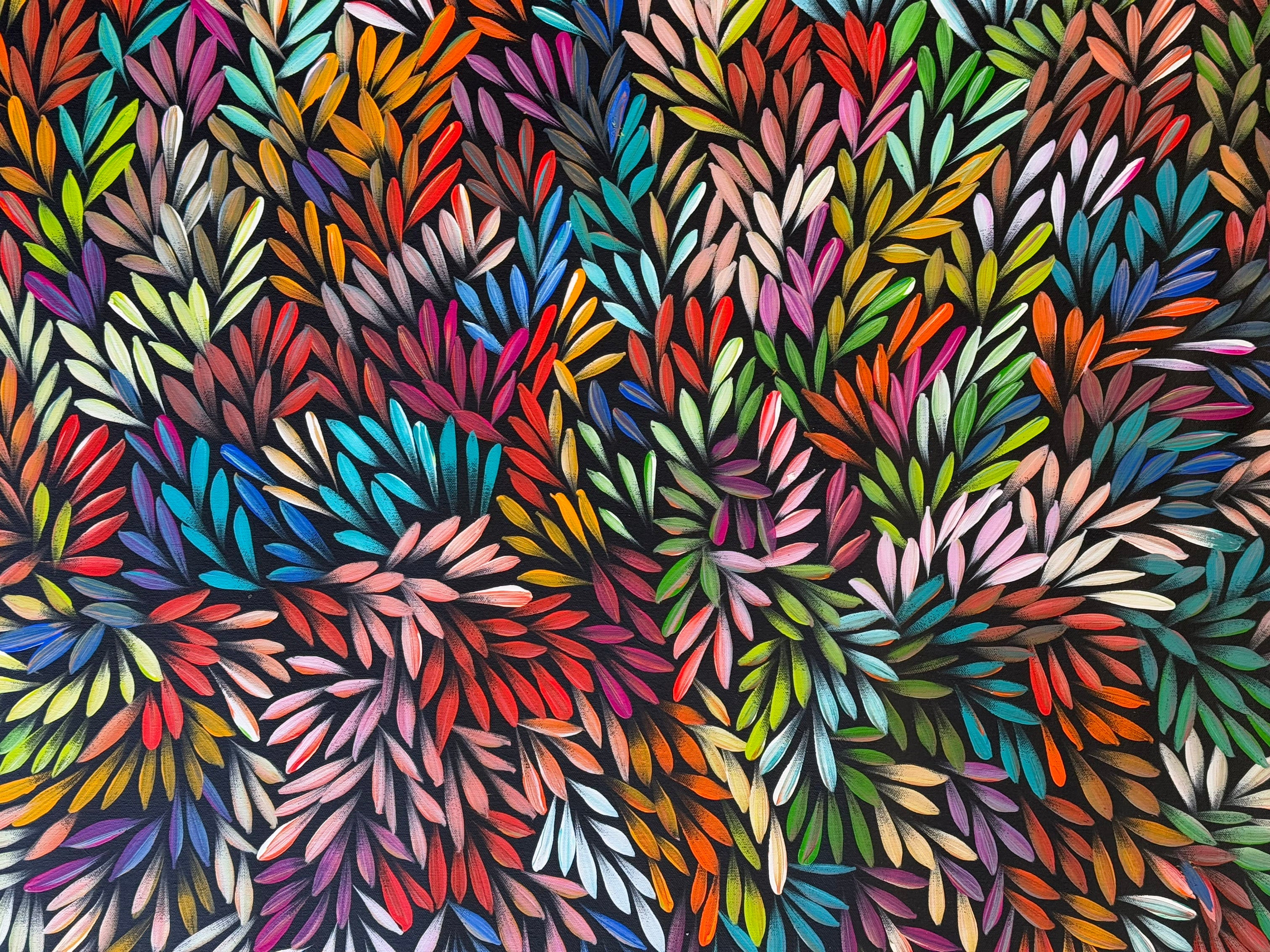 Sharon Numina - Bush Medicine Leaves - 146x89cm .28-1