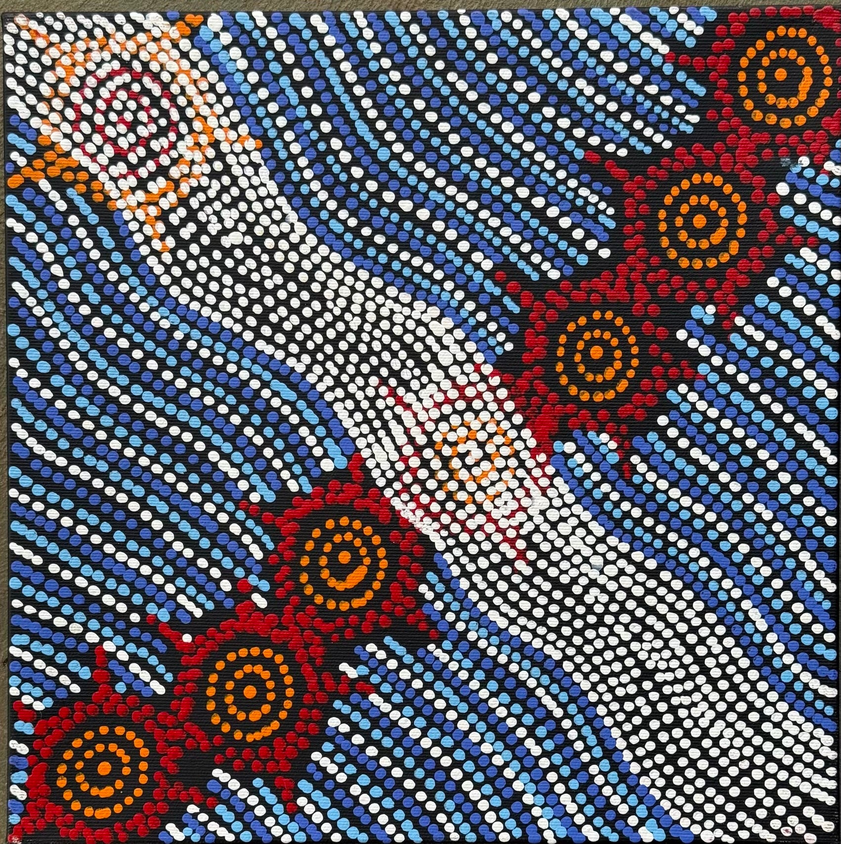 Shanna Napanangka Williams - Napaljarri-warnu Jukurrpa (Seven Sisters Dreaming) - Stretched