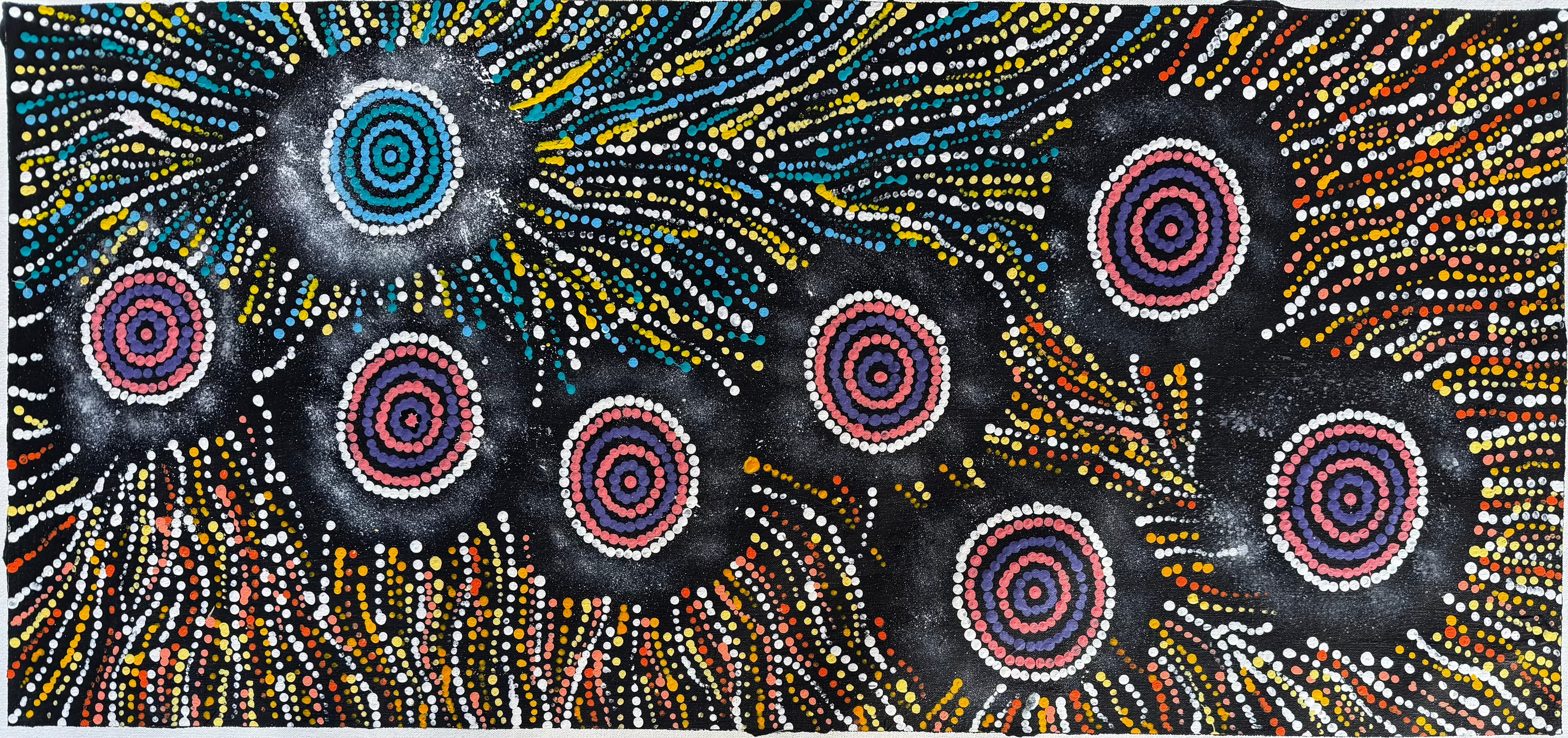 Maria Nampijinpa Brown - Seven Sisters Dreaming .48-1
