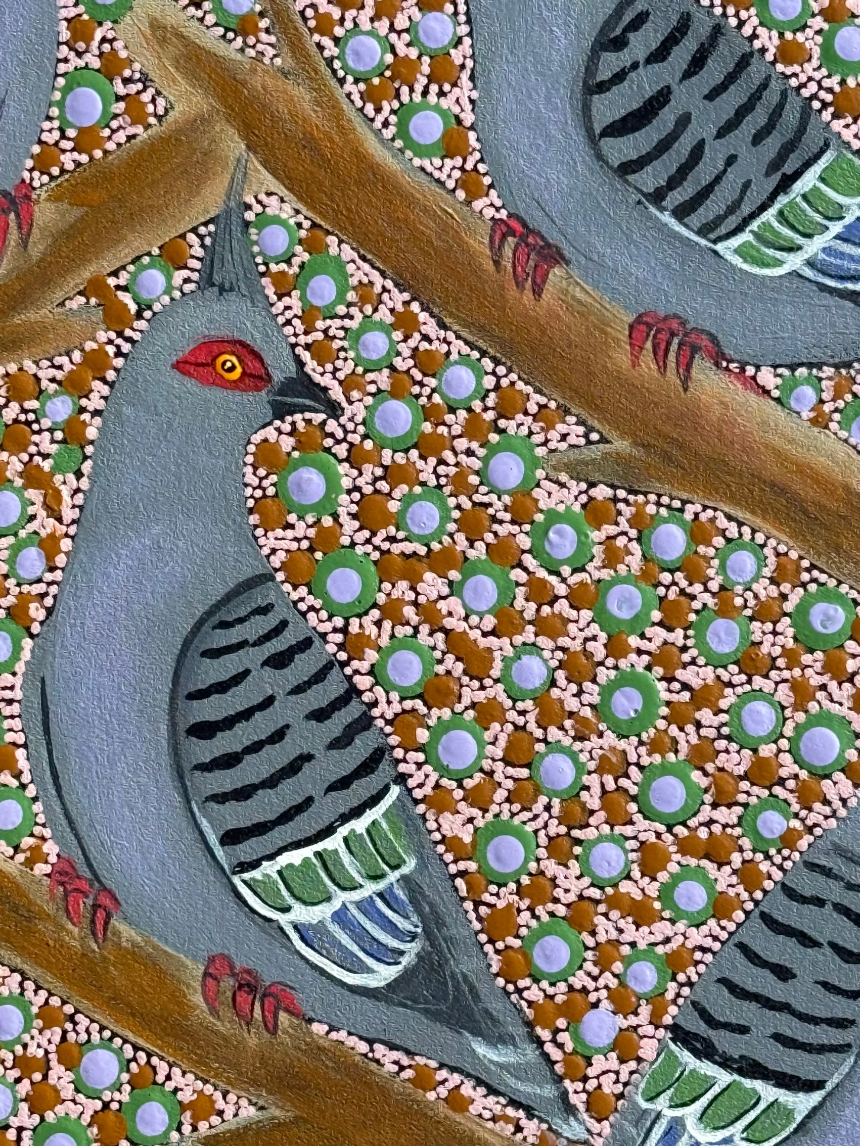 Kathleen Buzzacott - Top Knot Pigeon .53-13