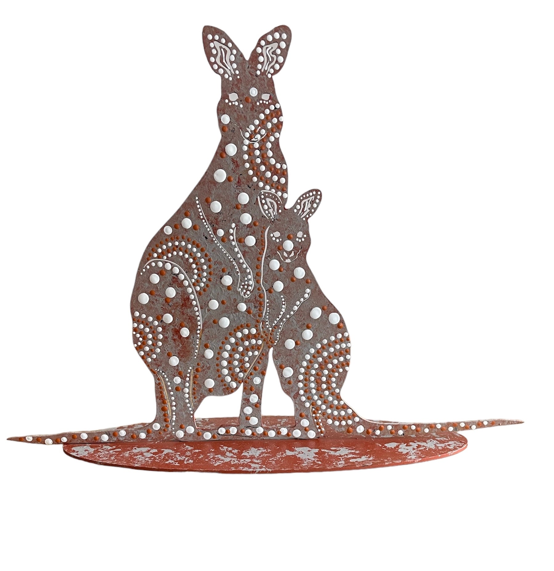 Deidre Burgoyne Rosier - Kangaroos - 30.5 x 42cm