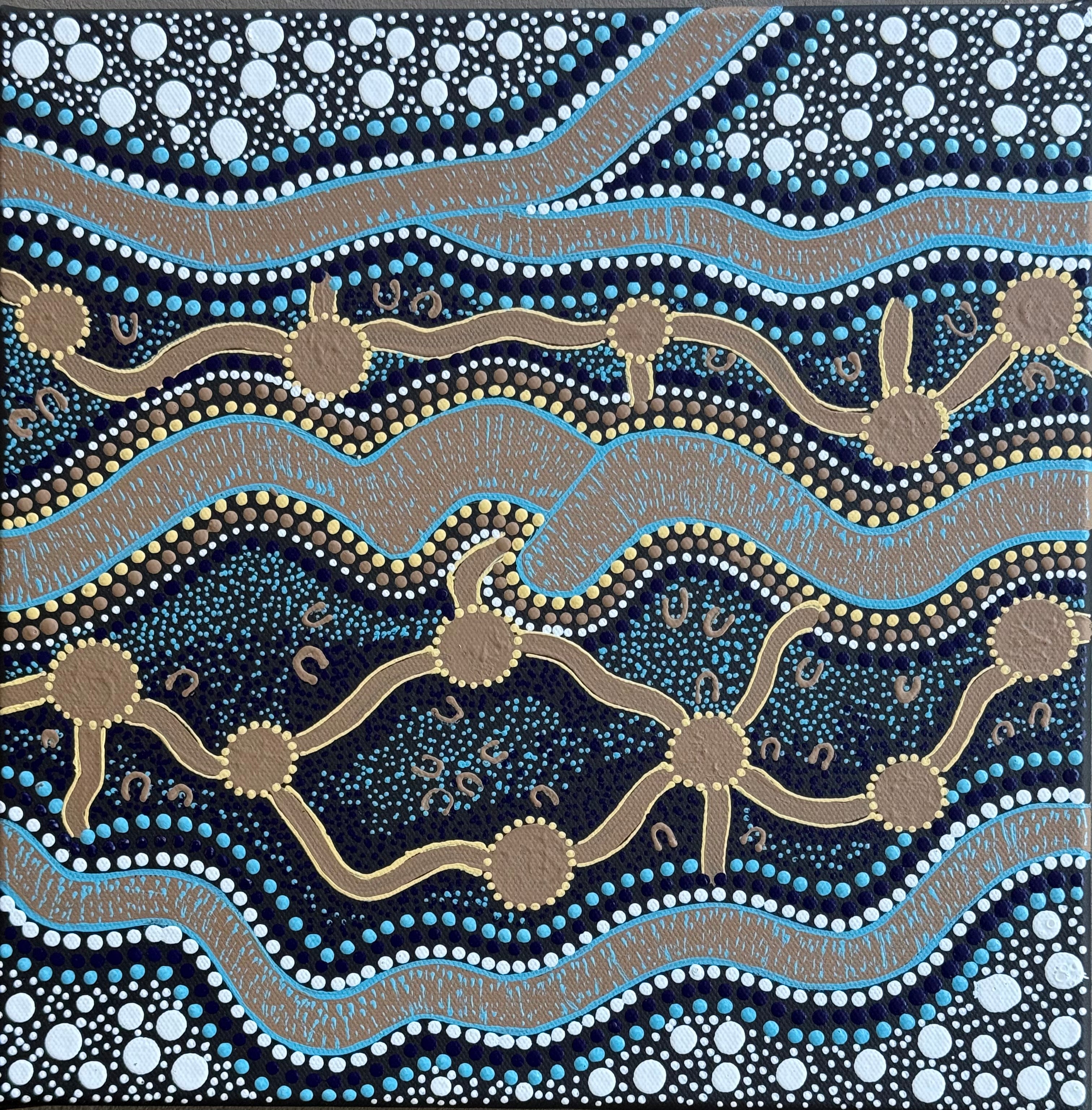 Deidre Burgoyne Rosier - Travels to the Sea and Lands .89-9 *pre-stretched*