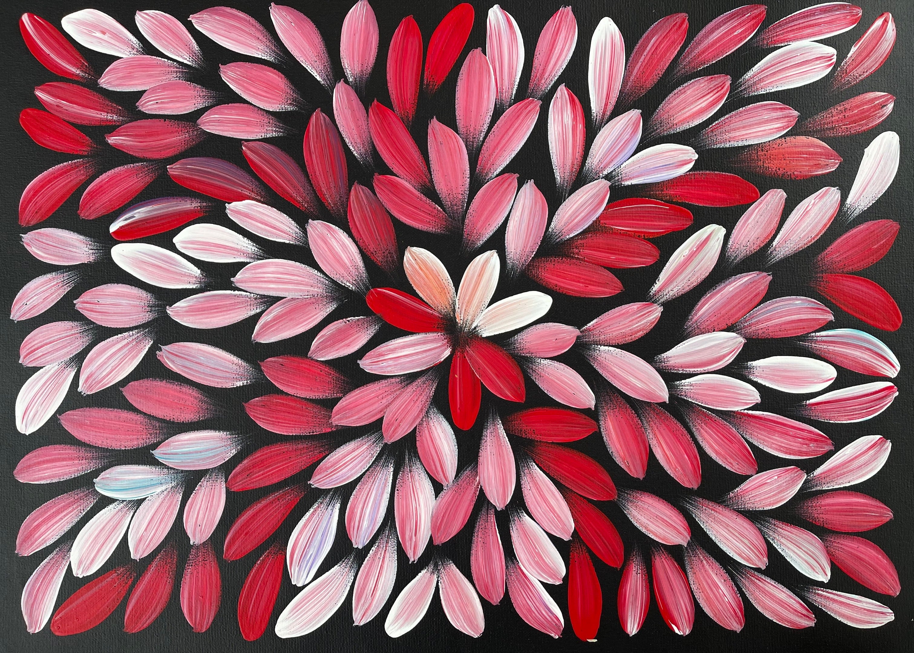 Jacinta Numina Waugh - Bush Medicine Leaves - 38x53cm .75-8