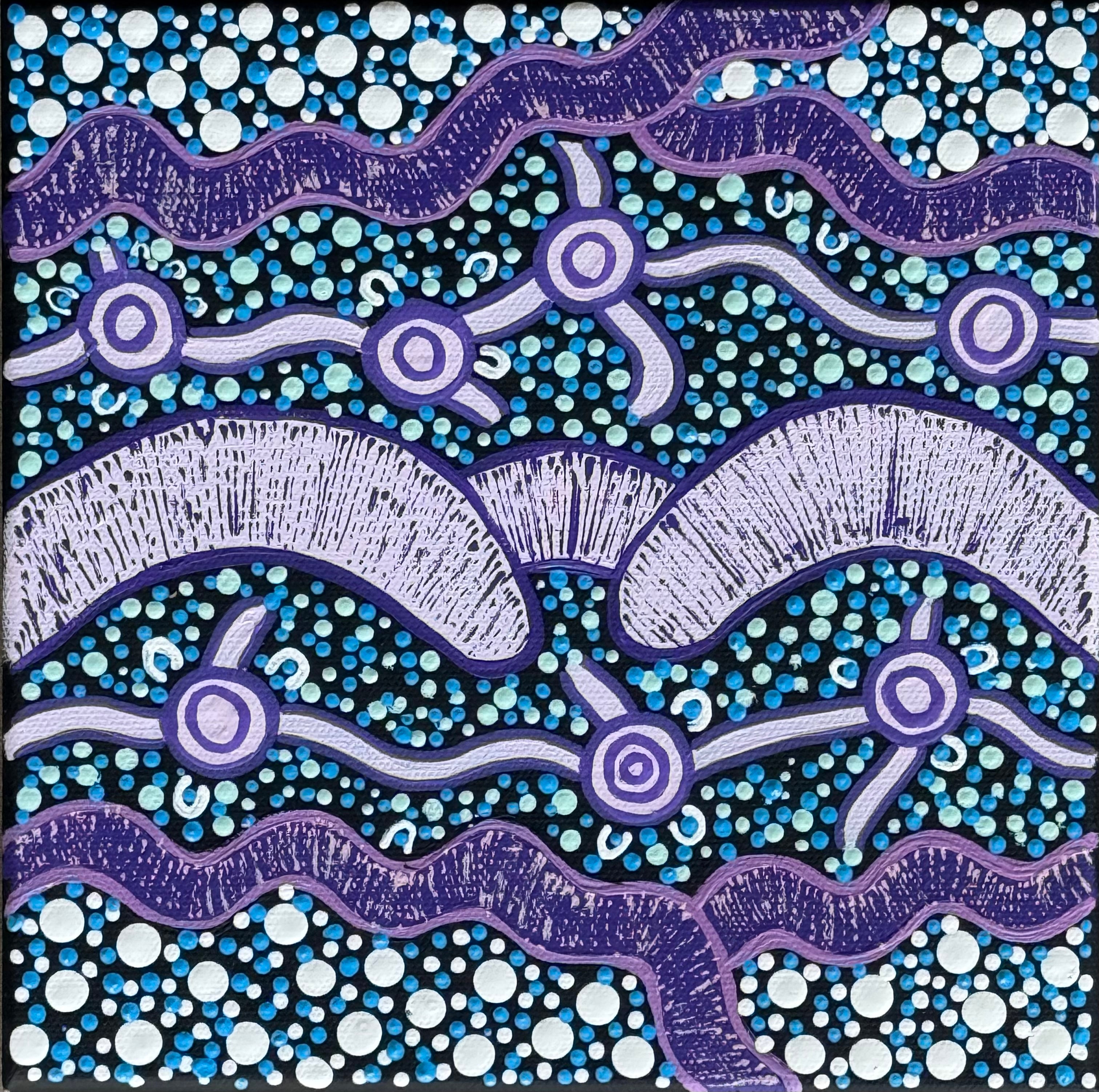 Deidre Burgoyne Rosier - Land and to the Sea .18-19 *pre-stretched*
