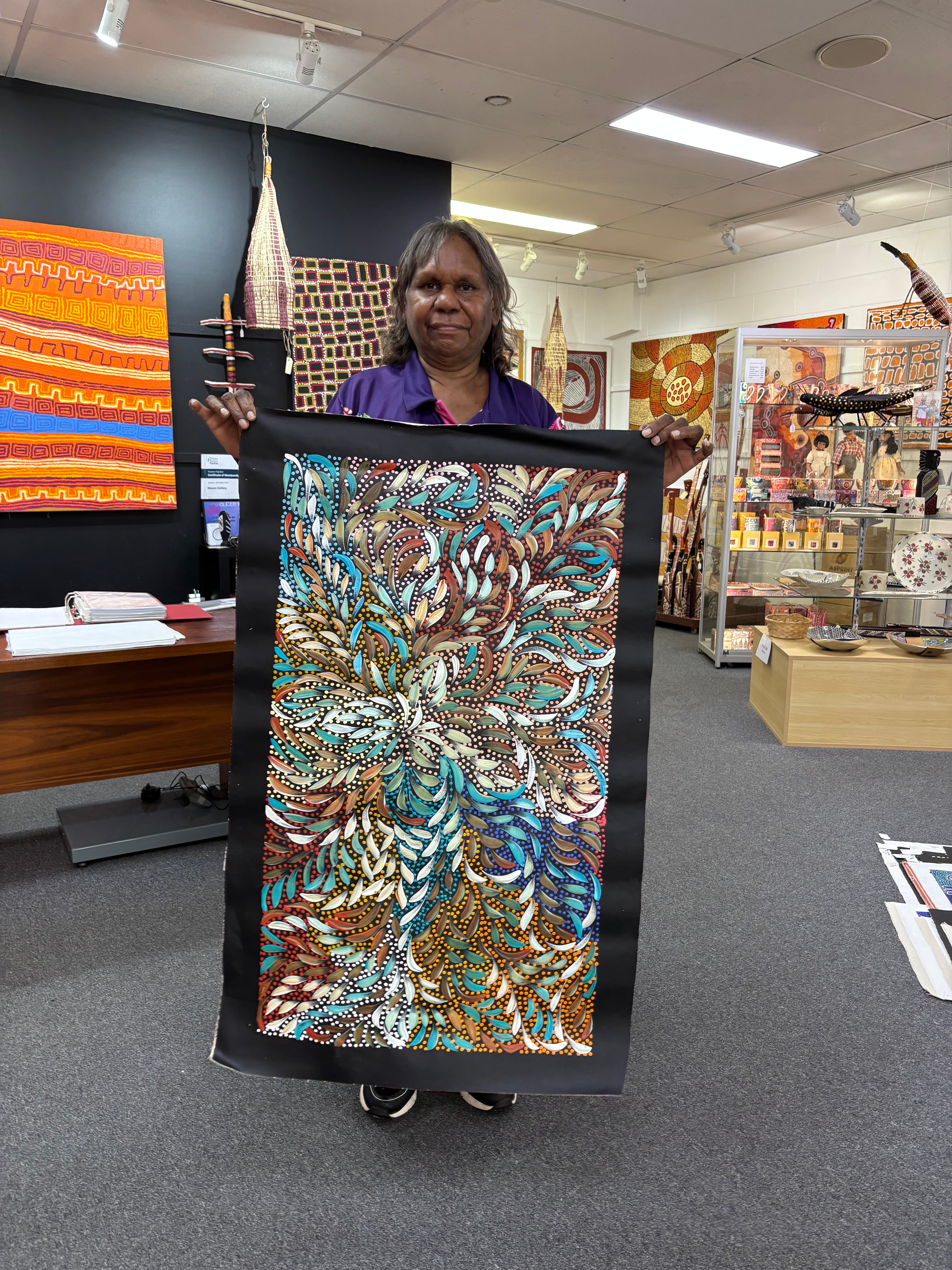 Caroline Numina - Seeded Leaves .91-17