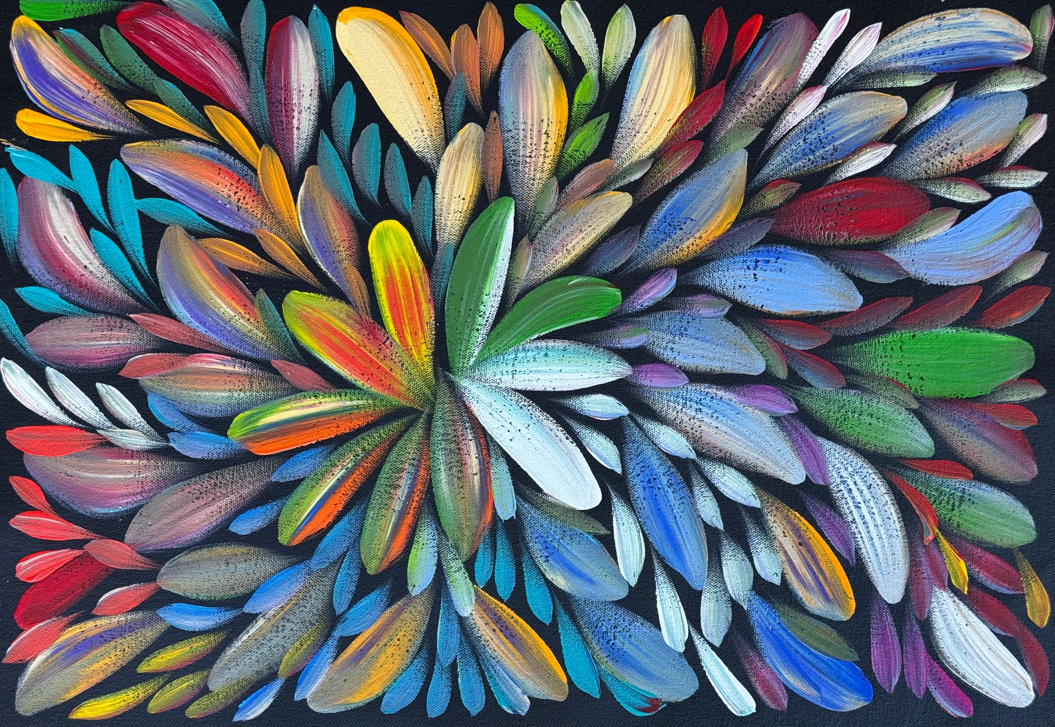 Louise Numina Napananka - Bush Medicine Leaves .57-5