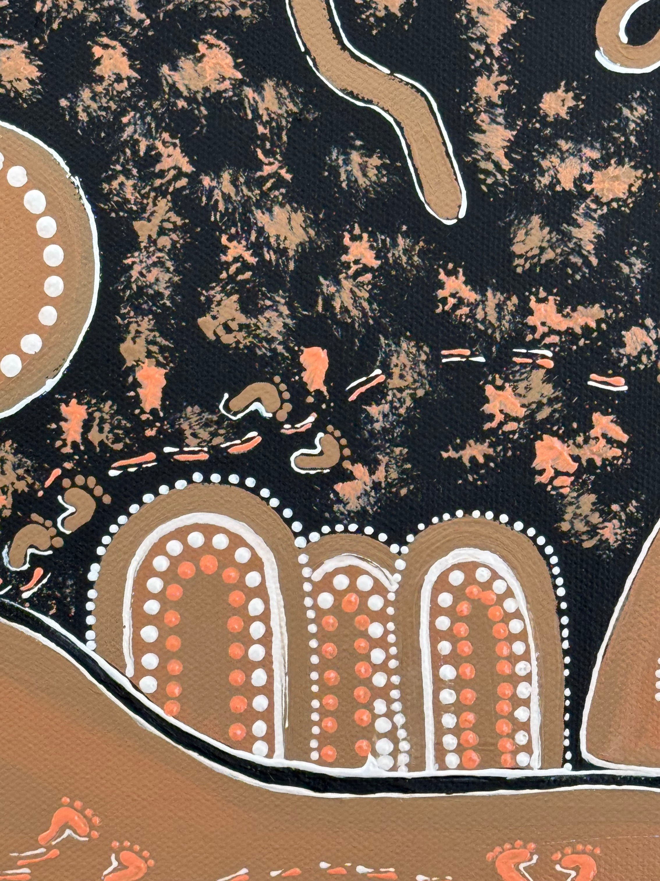 Deidre Burgoyne Rosier - Walk About Through the Hills and Outback Country .39-8 *pre-stretched*
