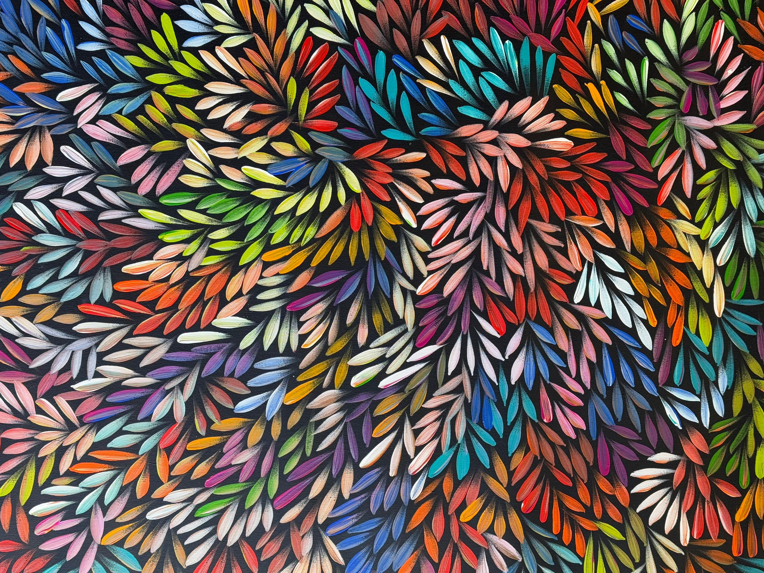 Sharon Numina - Bush Medicine Leaves - 146x89cm .28-1