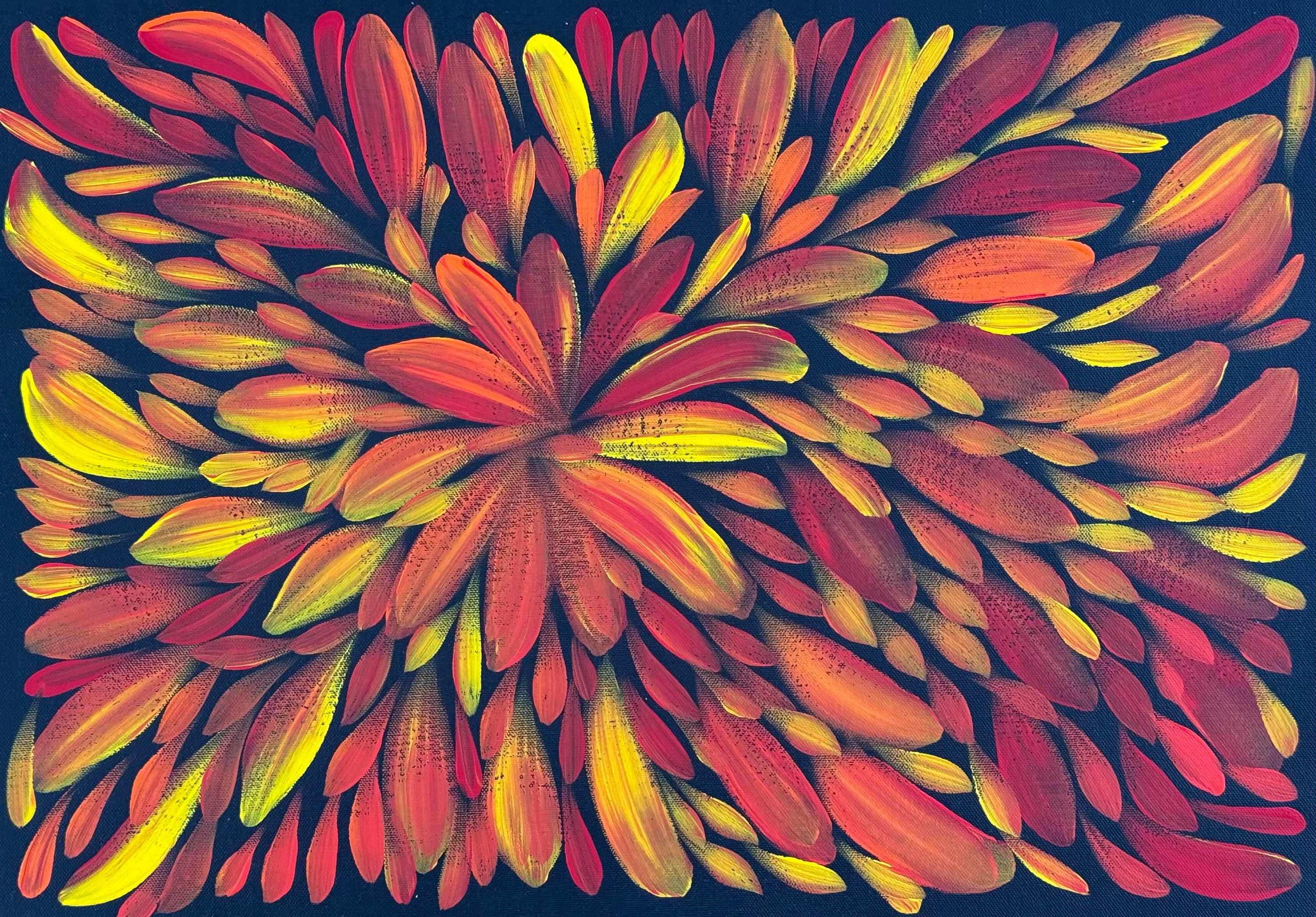 Louise Numina Napananka - Bush Medicine Leaves .60-17