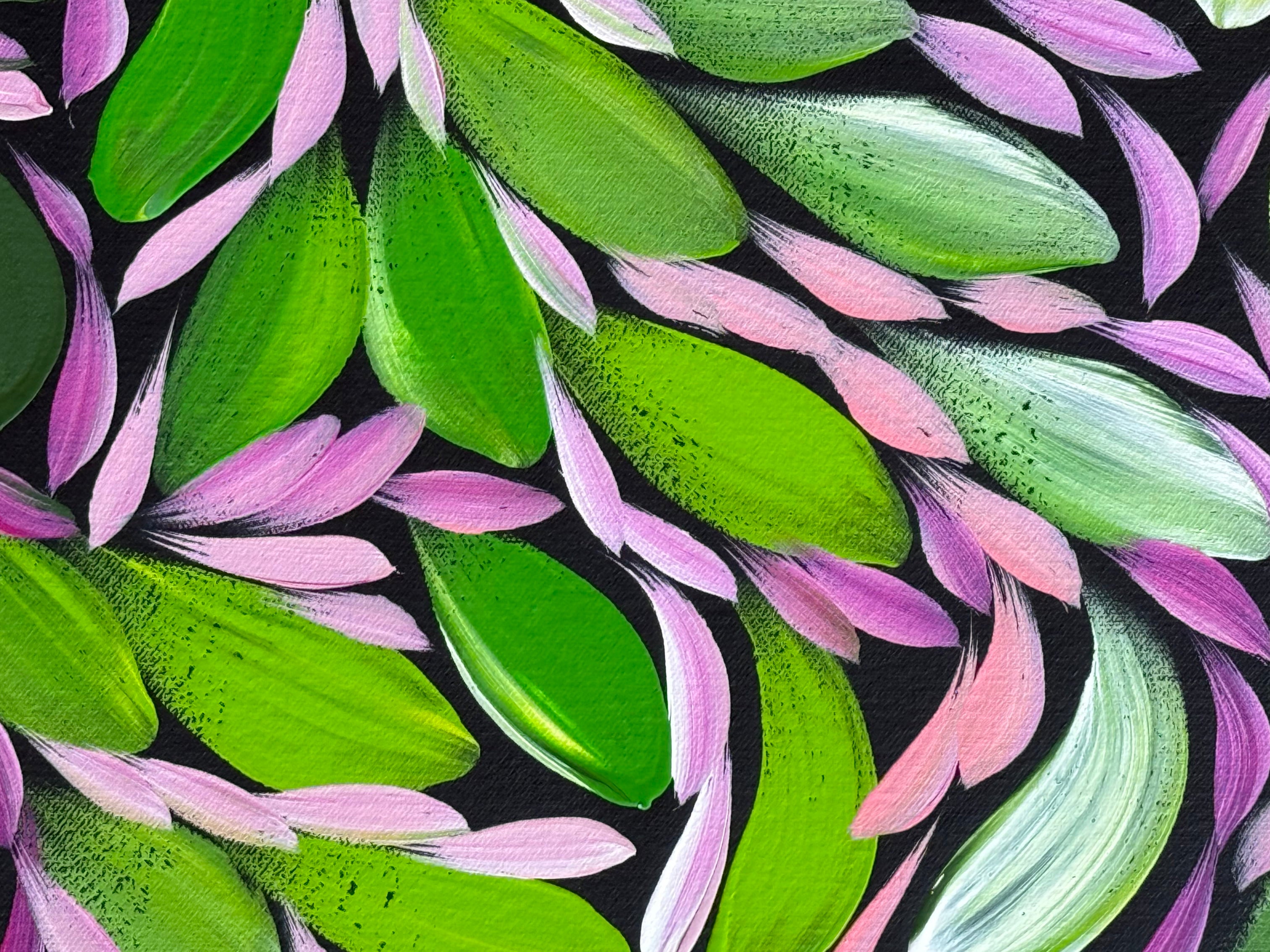 Louise Numina Napananka - Bush Medicine Leaves - 203x89cm .23-12