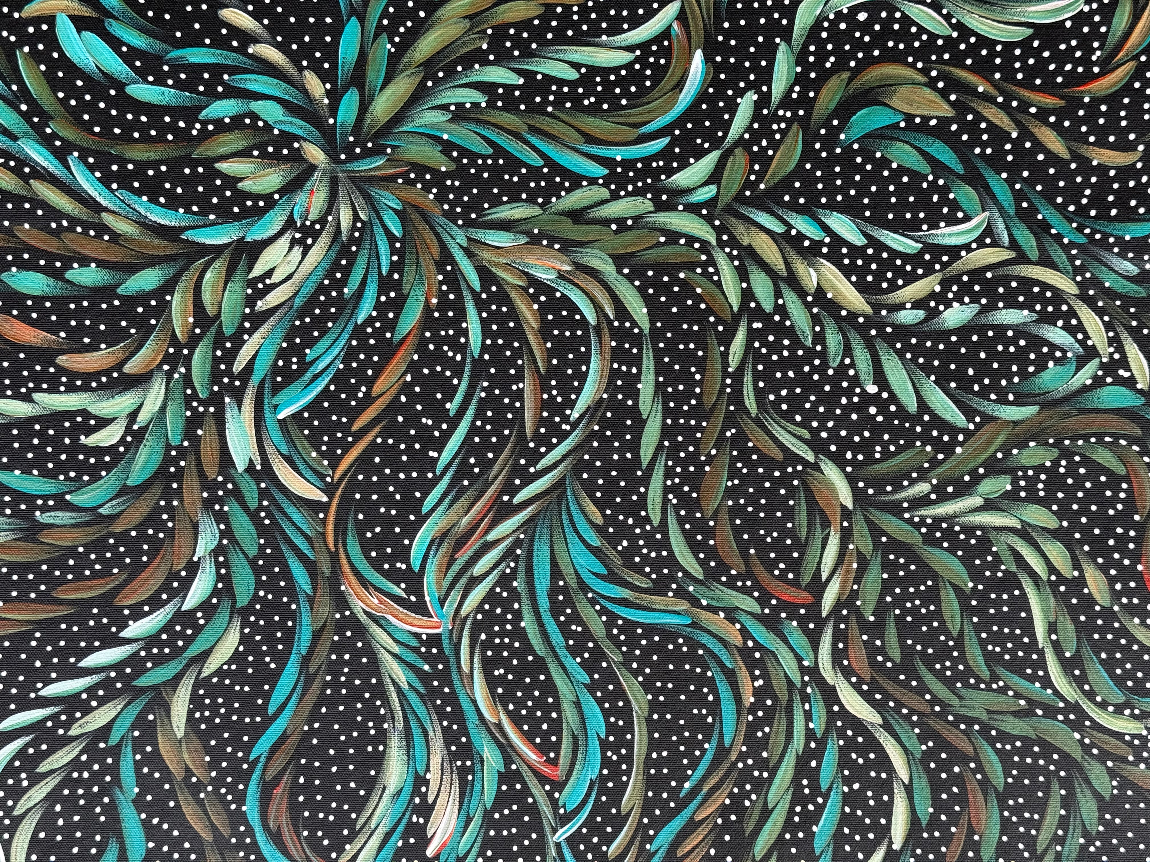 Selina Numina Kamprina - Bush Medicine Leaves with Seeds .92-9