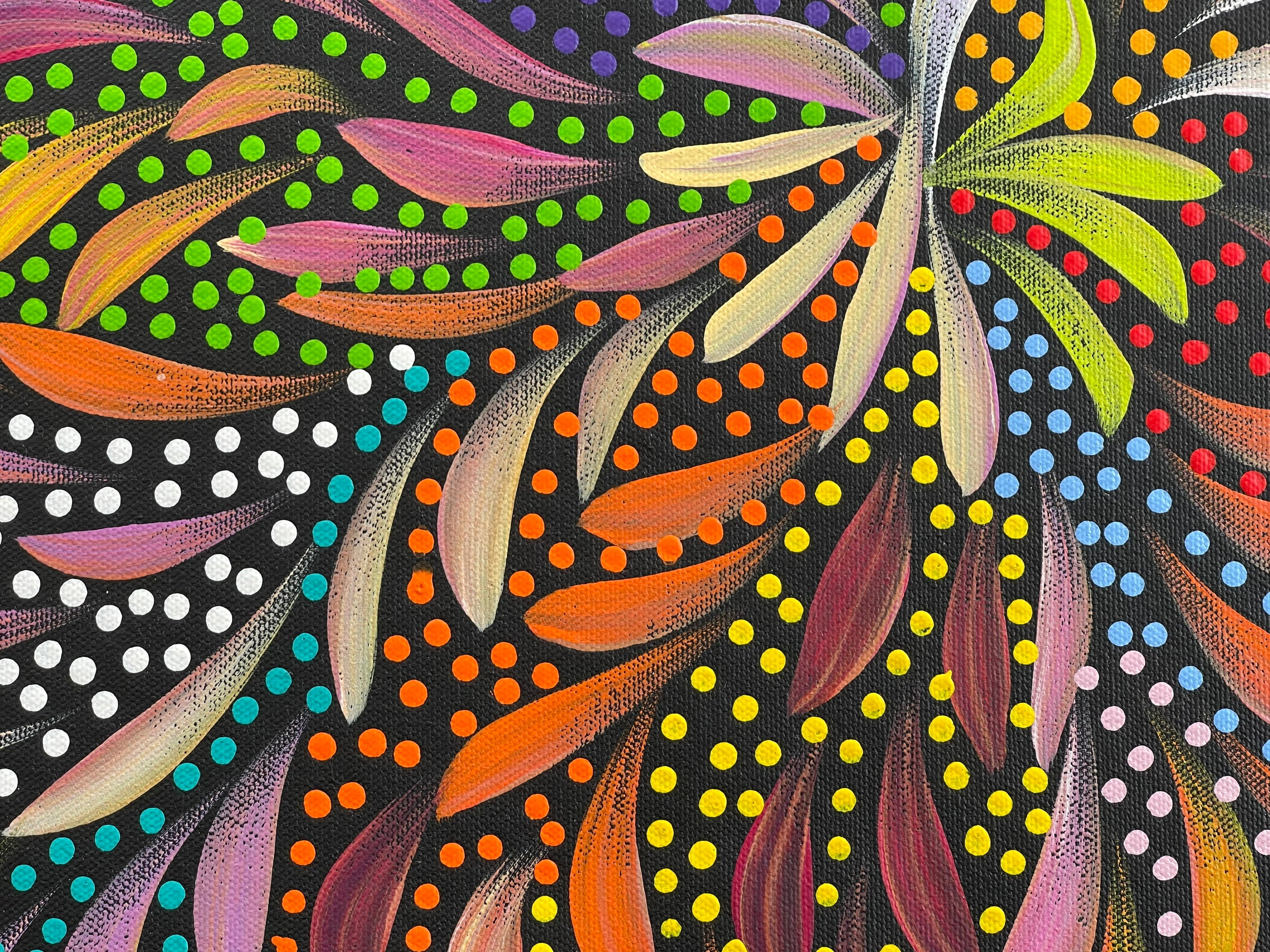 Caroline Numina - Bush Medicine Leaves and Seeds - 55x41cm .60-9