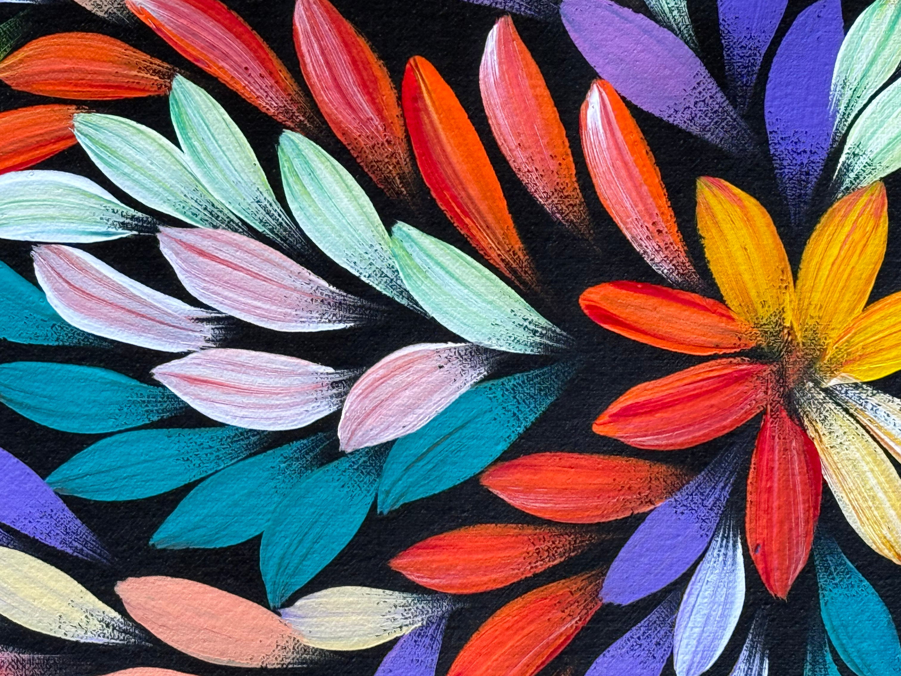 Jacinta Numina Waugh - Bush Medicine Leaves - 96x61cm .87-3