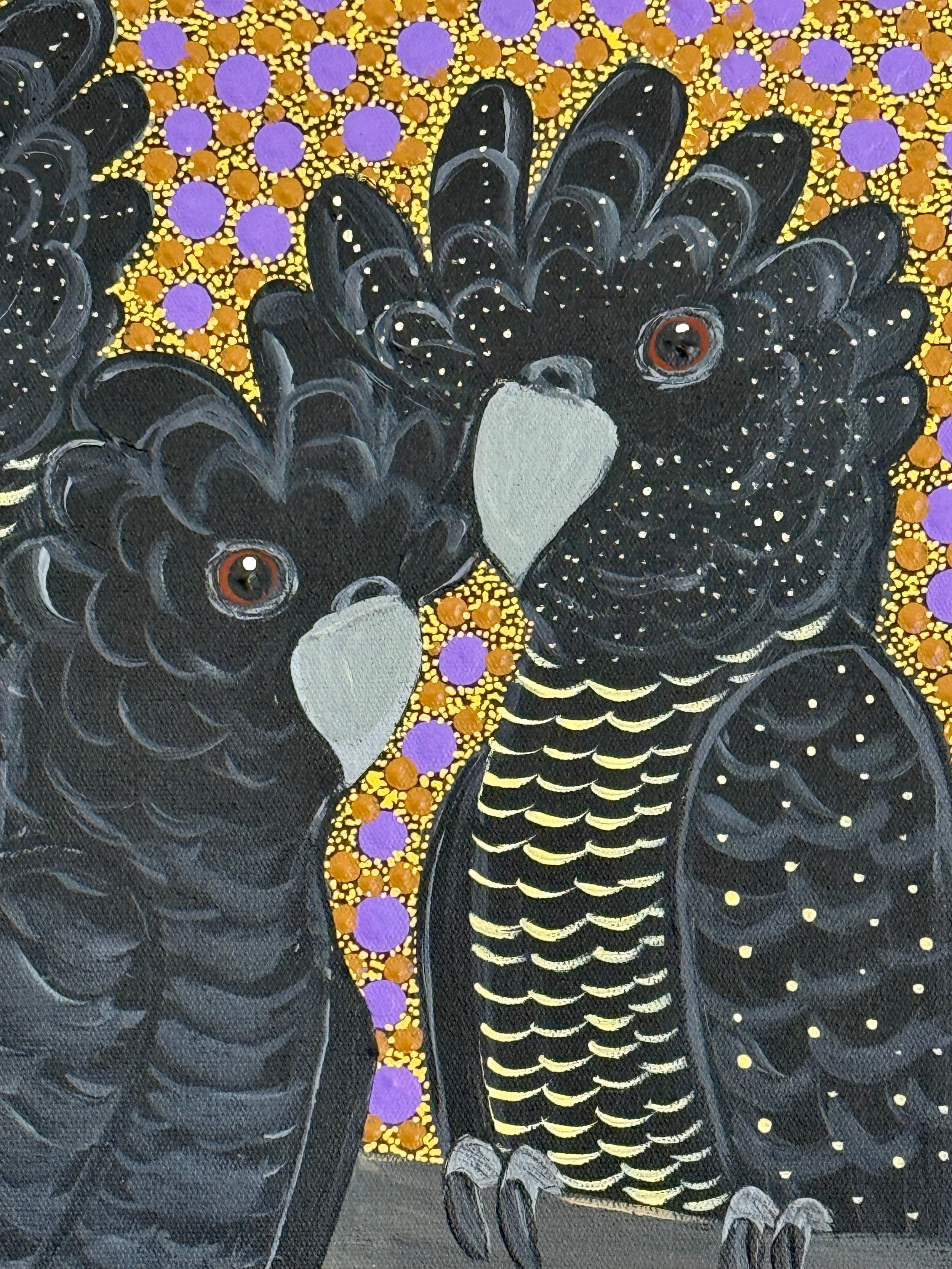 Kathleen Buzzacott - Redtail Black Cockatoos .41-16