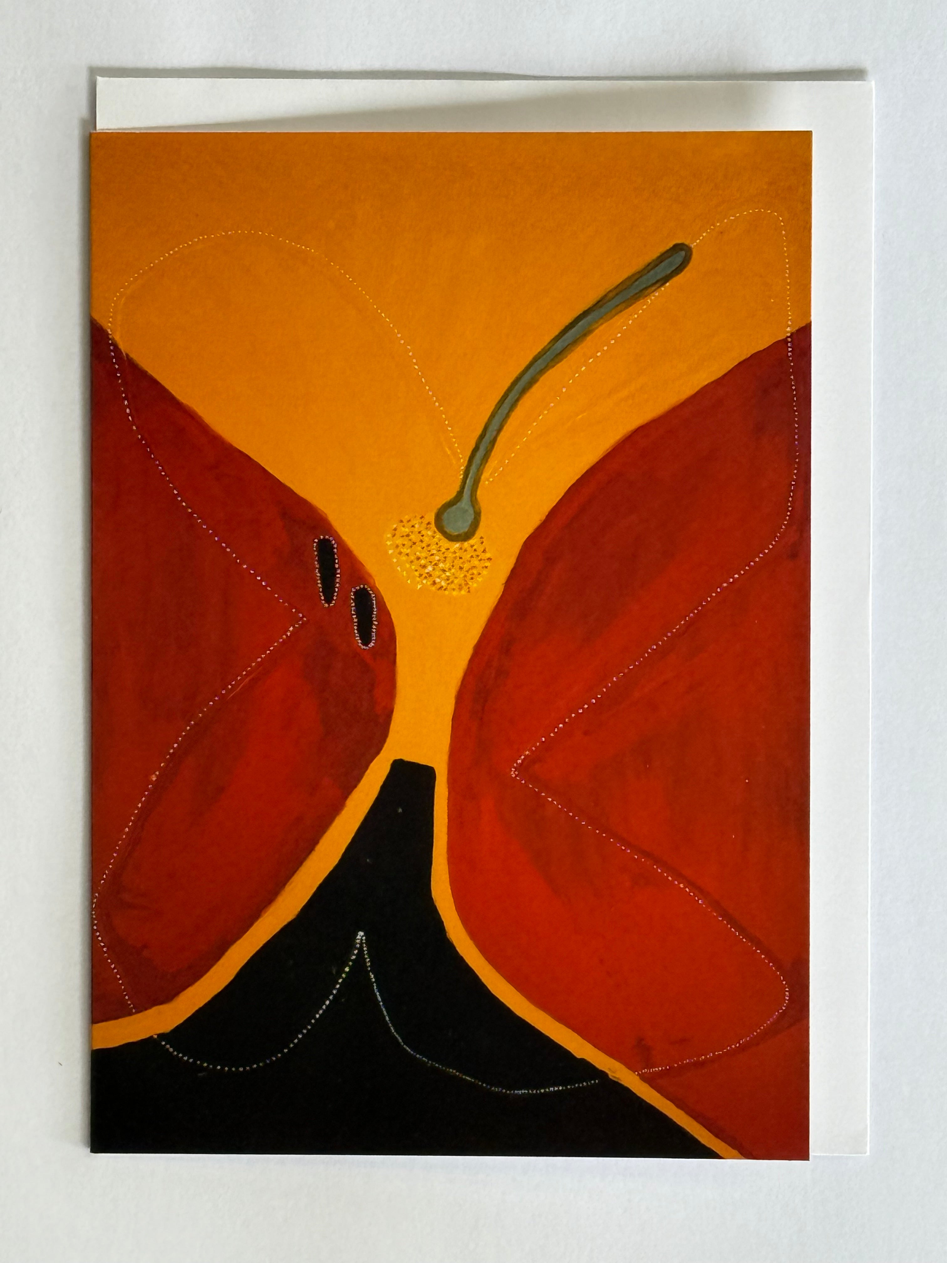 Greeting Card - Judy Mengil  - Warmun Art Centre